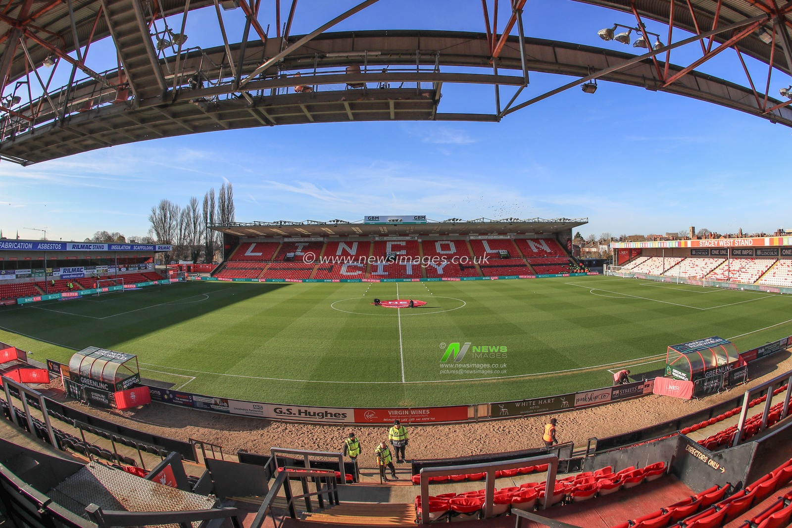 A general view of Gelder Group Sincil Bank Stadium during the Sky Bet League 1 match Lincoln City vs Barnsley at Gelder Group Sincil Bank Stadium, Lincoln, United Kingdom, 25th November 2023

(Photo by Alfie Cosgrove/News Images)