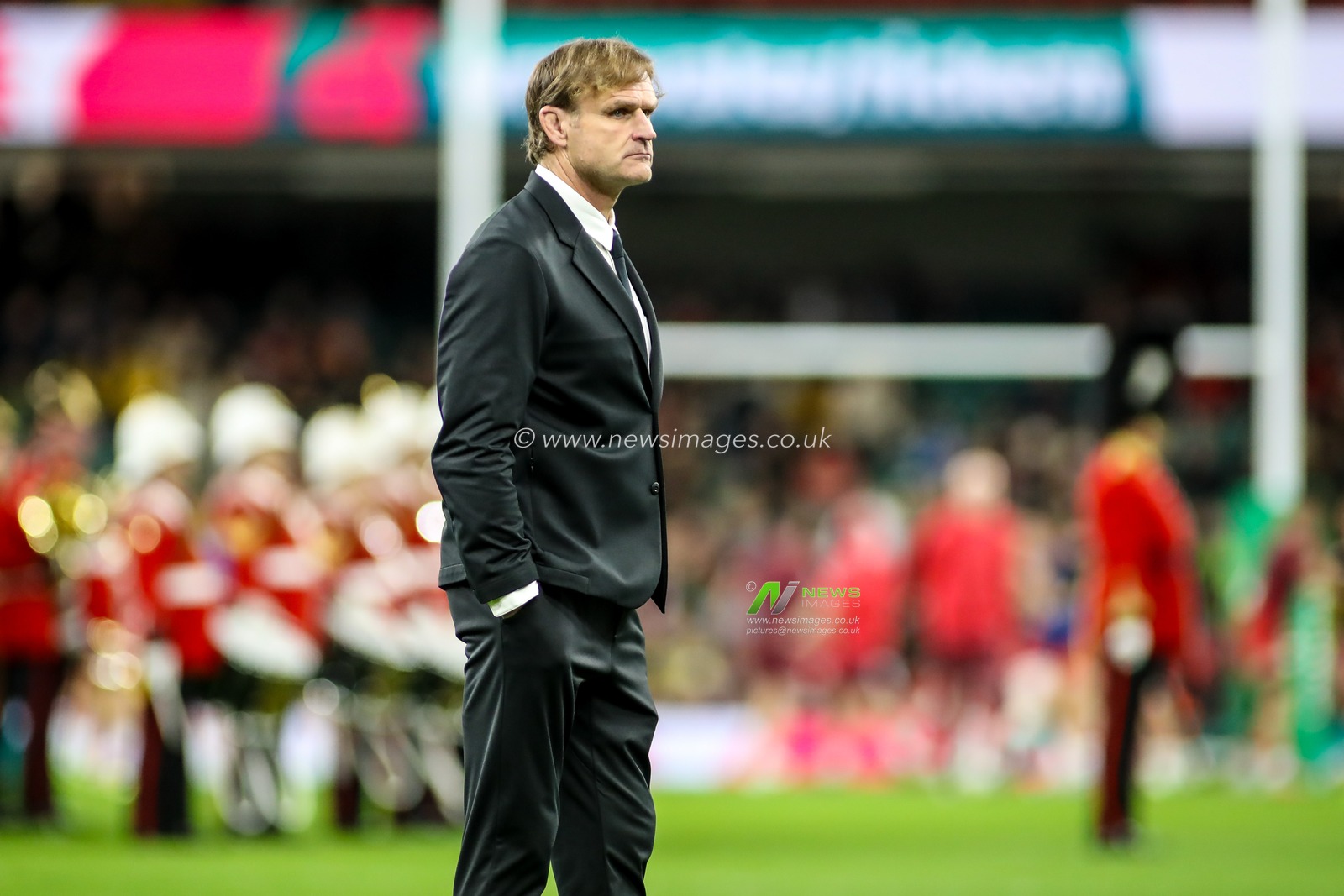 New Zealand Head Coach Scott Robertson during the Quilter Nations Series 2025 match Wales vs New Zealand at Principality Stadium, Cardiff, United Kingdom, 22nd November 2025

(Photo by Andrew Lewis/News Images)

*** GER AUT SUI OUT ***