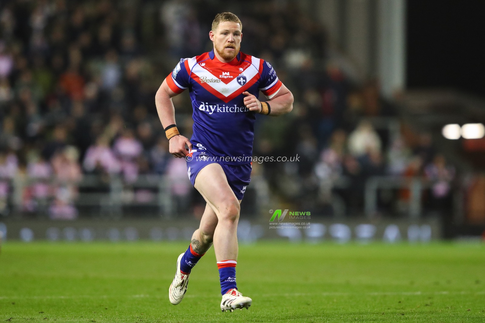 Ky Rodwell of Wakefield Trinity during the Betfred Super League Round 6 match Leigh Leopards vs Wakefield Trinity at Leigh Sports Village, Leigh, United Kingdom, 28th March 2025

(Photo by Gareth Evans/News Images)