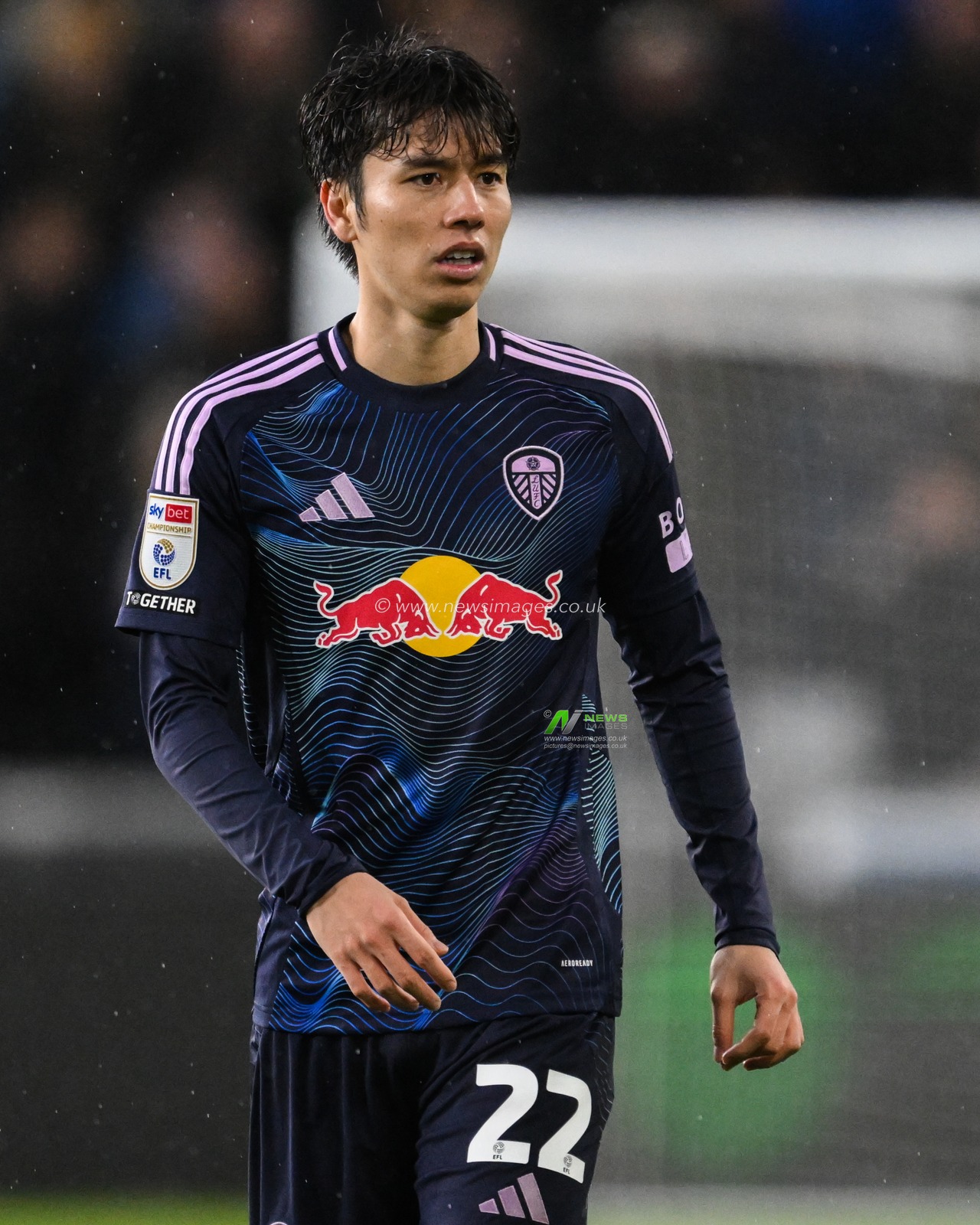 Ao Tanaka of Leeds United during the Sky Bet Championship match Swansea City vs Leeds United at Swansea.com Stadium, Swansea, United Kingdom, 24th November 2024

(Photo by Craig Thomas/News Images)