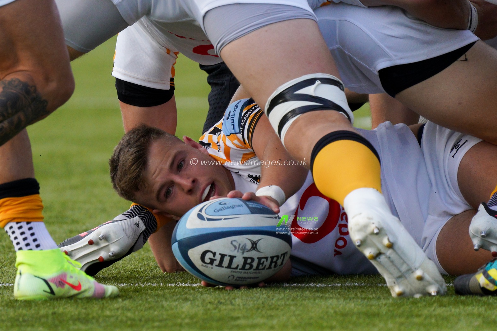 Alex McHenry #13 of Wasps in action