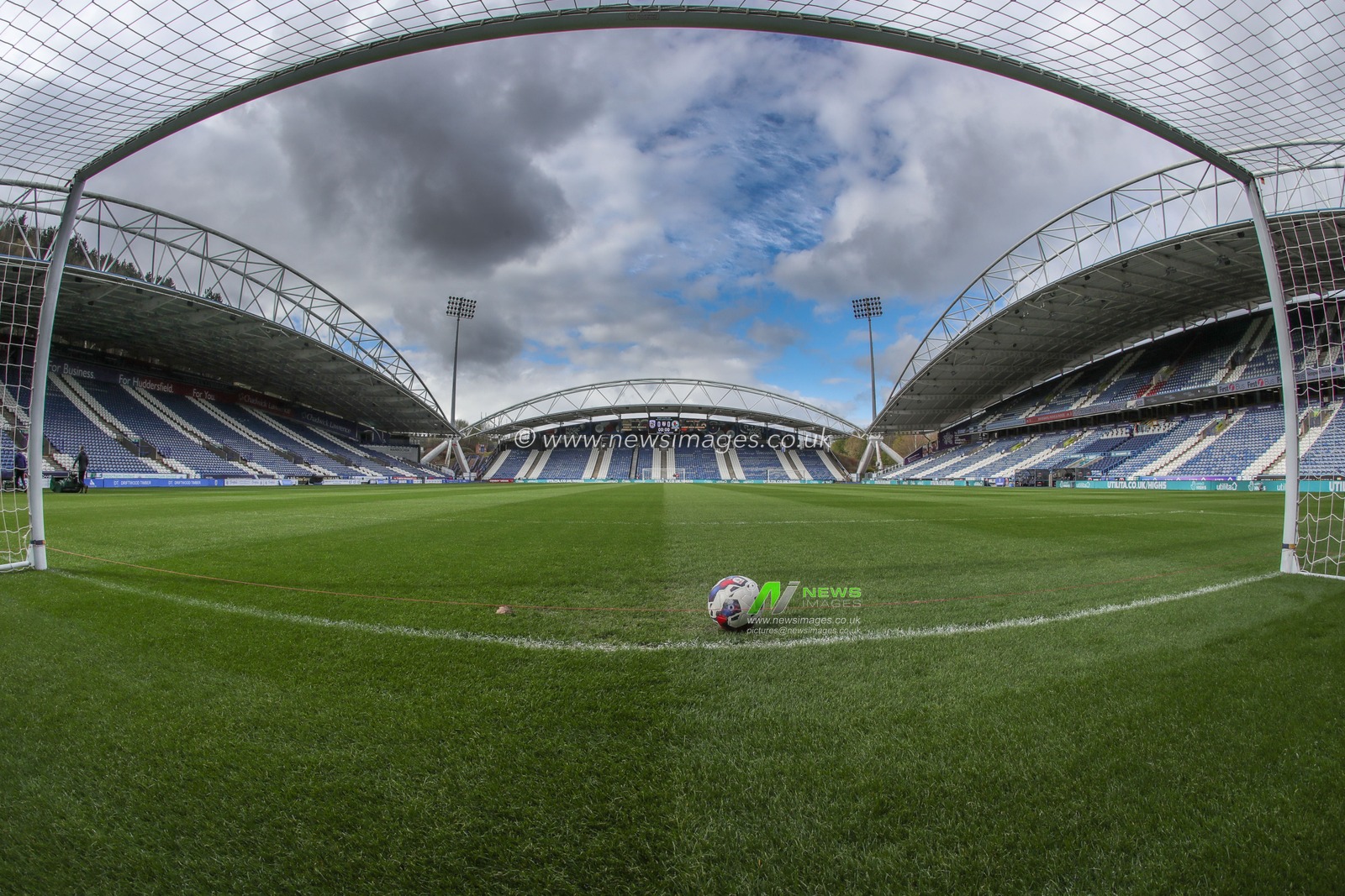 A general view of the John Smithâ€™s Stadium ahead of the Sky Bet Championship match Huddersfield Town vs Blackburn Rovers at John Smith's Stadium, Huddersfield, United Kingdom, 10th April 2023

(Photo by Alfie Cosgrove/News Images)