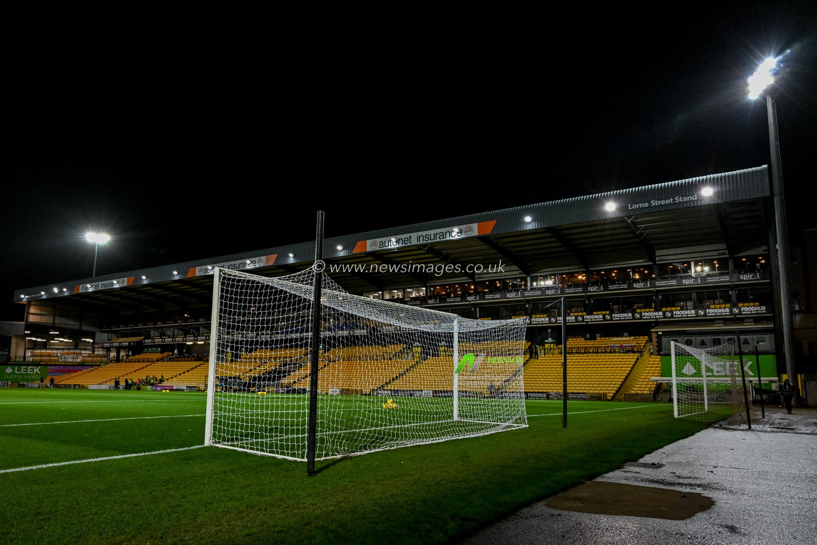 General ground views of Vale Park, home ground for Port Vale FC, during the The Vertu Trophy Group G match Port Vale vs Fleetwood Town at Vale Park, Burslem, United Kingdom, 11th November 2025

(Photo by Adam Gee/News Images)

*** GER AUT SUI OUT ***