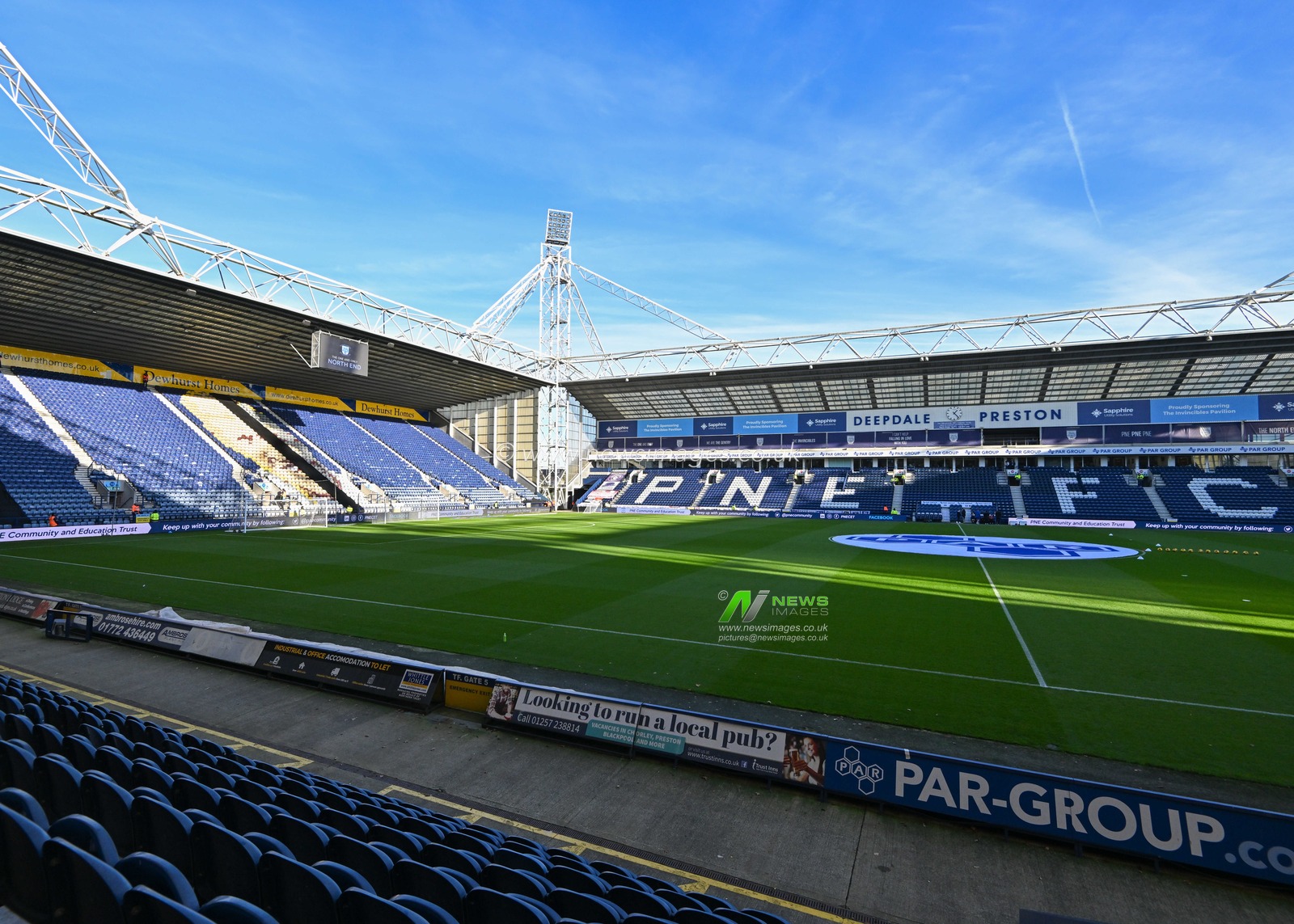 Deepdale waits ahead of the match, during the Sky Bet Championship match Preston North End vs Cardiff City at Deepdale, Preston, United Kingdom, 25th November 2023

(Photo by Cody Froggatt/News Images)