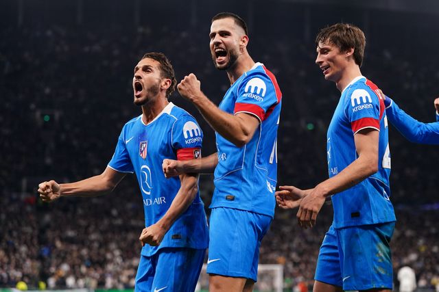 David Hancko of Atlético Madrid celebrates goal during the UEFA Champions League match Tottenham Hotspur vs Atletico Madrid at Tottenham Hotspur Stadium, London, United Kingdom on 18 March 2026

(Photo by Harvey Murphy/News Images)