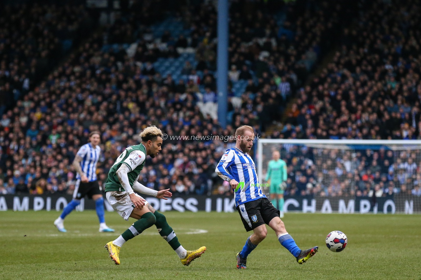 Barry Bannan #10 of Sheffield Wednesday passes the ball during the Sky Bet League 1 match Sheffield Wednesday vs Plymouth Argyle at Hillsborough, Sheffield, United Kingdom, 4th February 2023

(Photo by Arron Gent/News Images)