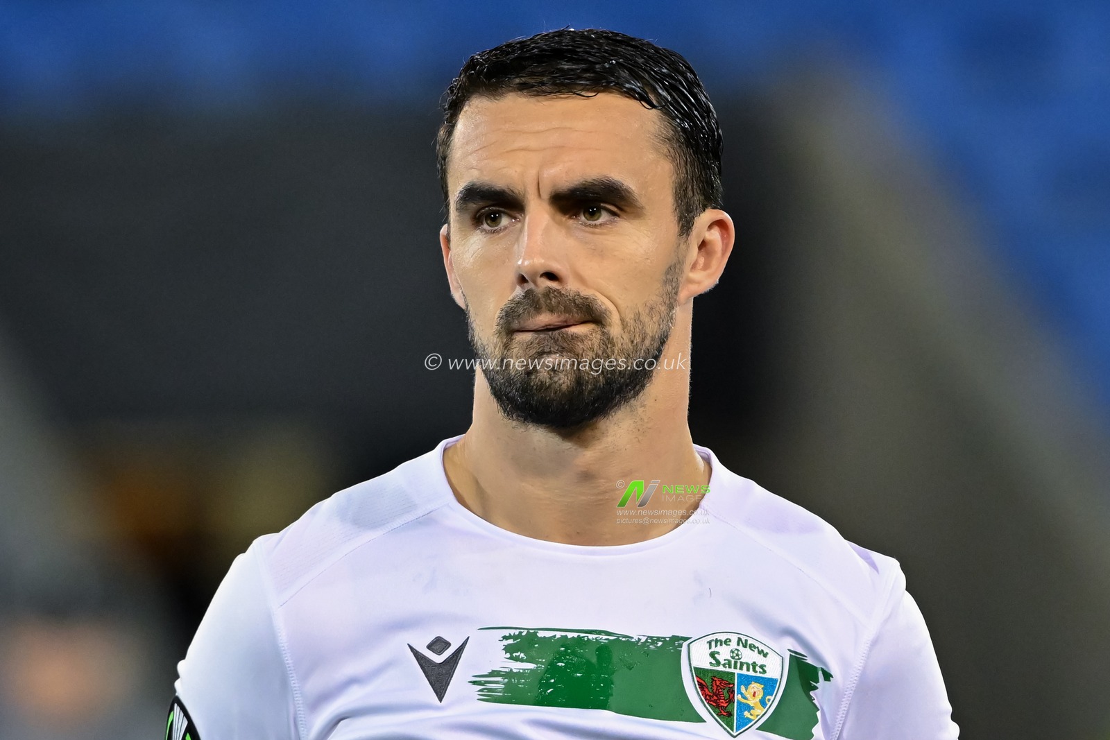 Jordan Williams of The New Saints lines up ahead of the UEFA Conference League match The New Saints vs Astana at New Meadow, Shrewsbury, United Kingdom, 24th October 2024

(Photo by Cody Froggatt/News Images)