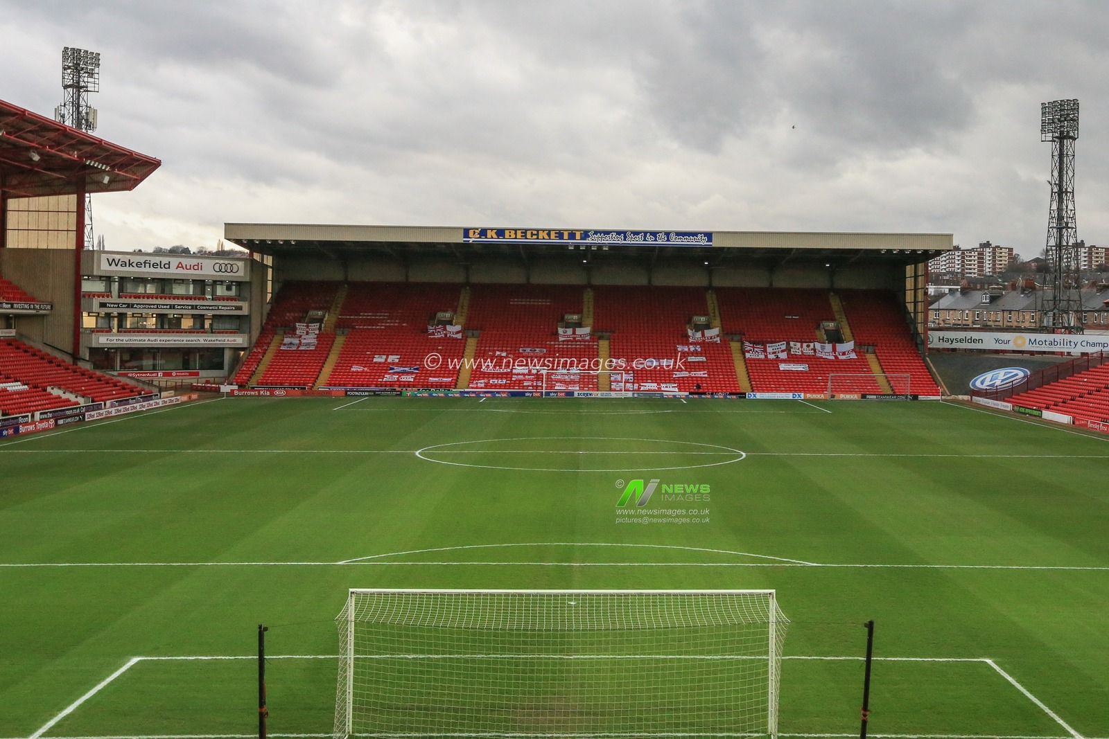 A general view of Oakwell ahead of tonights Sky Bet Championship game Barnsley v Stoke City