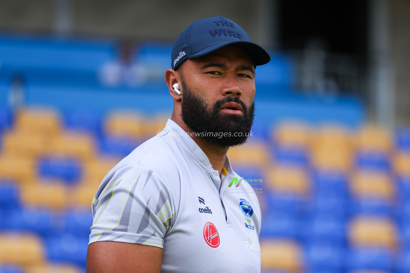 Zane Musgrove of Warrington Wolves arrives at Cherry Red Records Stadium prior to the Betfred Super League Round 21 match London Broncos vs Warrington Wolves at Plough Lane, Wimbledon, United Kingdom, 11th August 2024

(Photo by Izzy Poles/News Images)