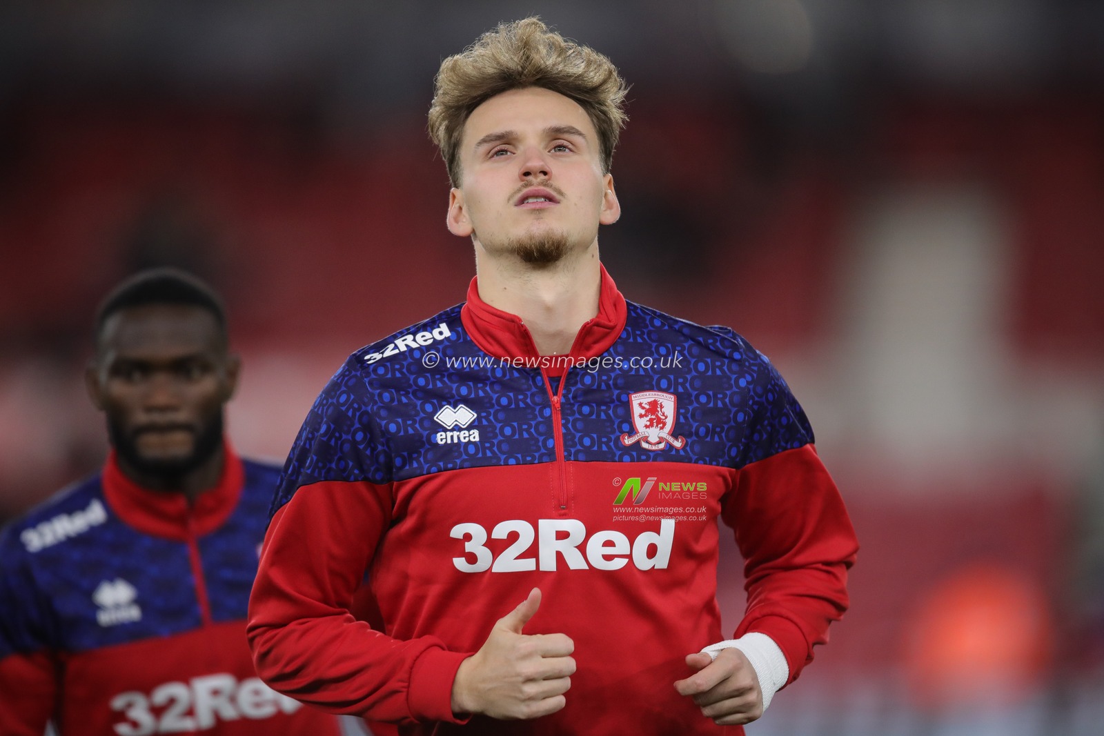 Rav van den Berg #3 of Middlesbrough during the pre match warm up ahead of the Sky Bet Championship match Middlesbrough vs Hull City at Riverside Stadium, Middlesbrough, United Kingdom, 13th December 2023

(Photo by James Heaton/News Images)