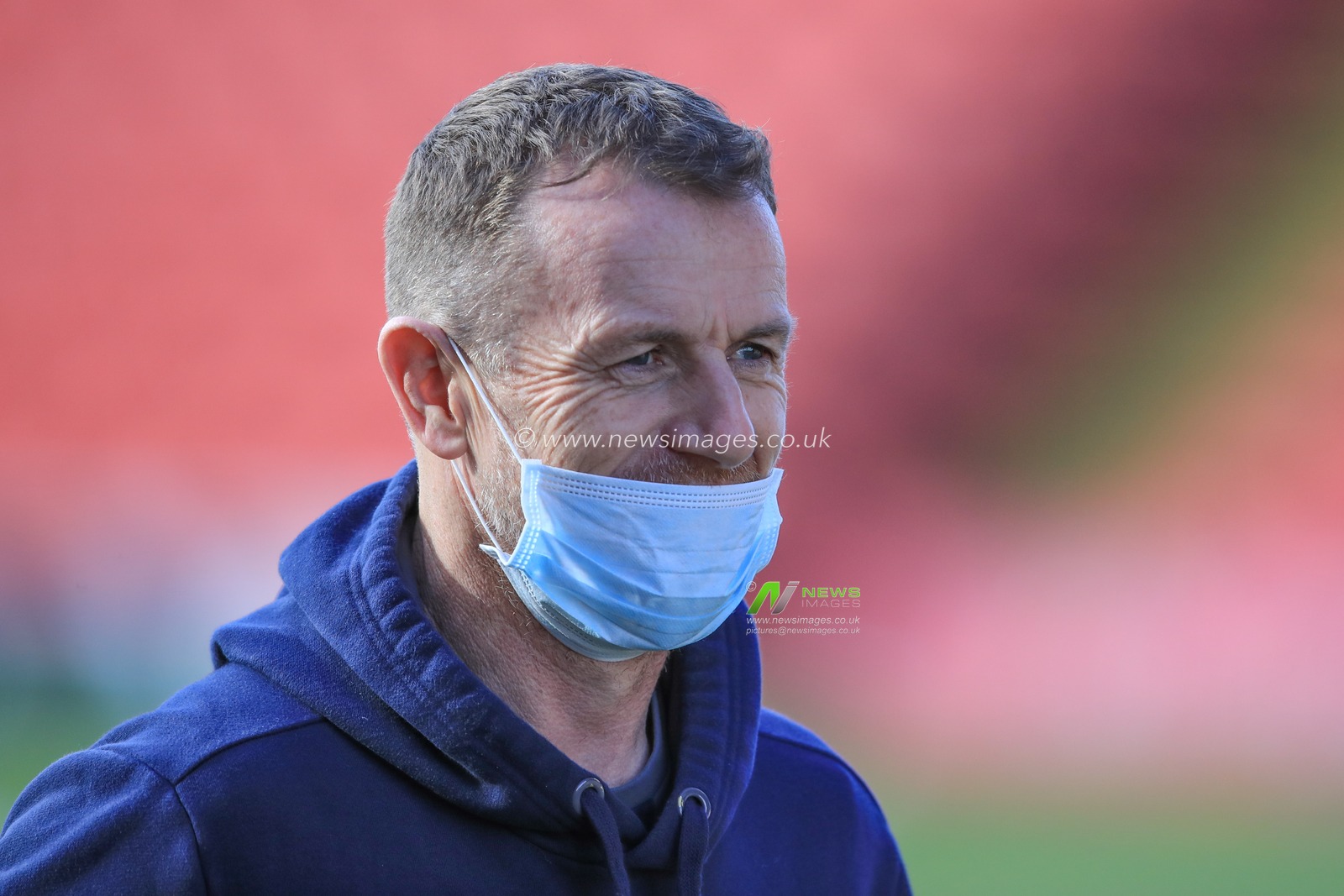 Gary Rowett manager of Millwall arrives at Oakwell