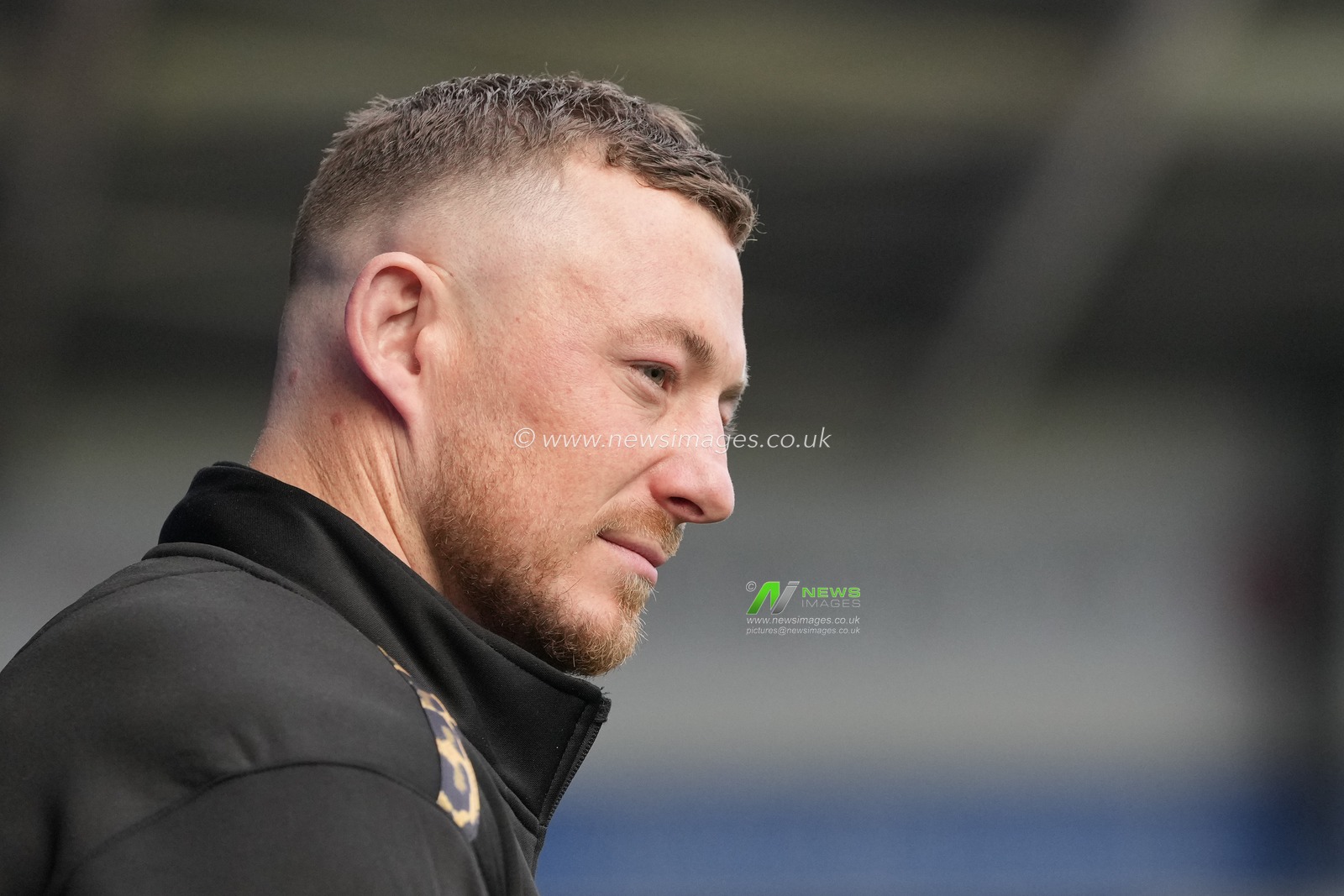 Josh Charnley #5 of Leigh Leopards inspects the pitch before the Rugby League Ben Currie Testimonial match Warrington Wolves vs Leigh Leopards at Halliwell Jones Stadium, Warrington, United Kingdom, 4th February 2023

(Photo by Steve Flynn/News Images)