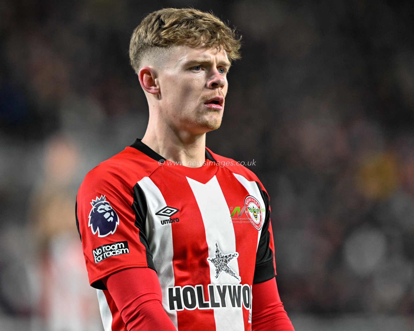 Keane Lewis-Potter of Brentford during the Premier League match Brentford vs Nottingham Forest at The Gtech Community Stadium, London, United Kingdom, 20th January 2024

(Photo by Cody Froggatt/News Images)