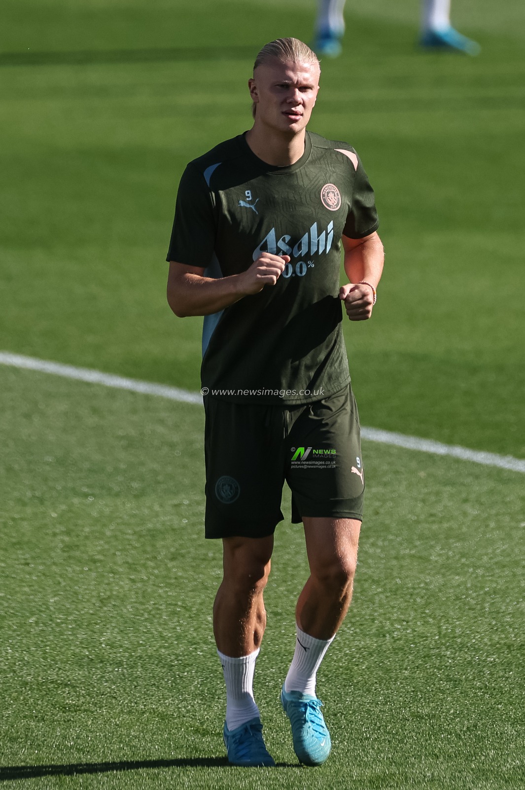 Erling Haaland of Manchester City during the UEFA Champions League Manchester City v Inter Milan Press conference at Etihad Stadium, Manchester, United Kingdom, 17th September 2024

(Photo by Mark Cosgrove/News Images)