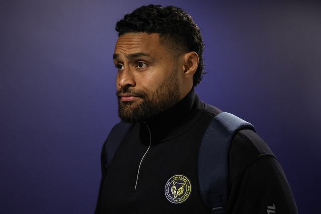 Kelepi Tanginoa of Warrington Wolves arrives during the Betfred Super League Round 4 match York Knights vs Warrington Wolves at LNER Community Stadium, York, United Kingdom on 06 March 2026

(Photo by Mark Cosgrove/News Images)