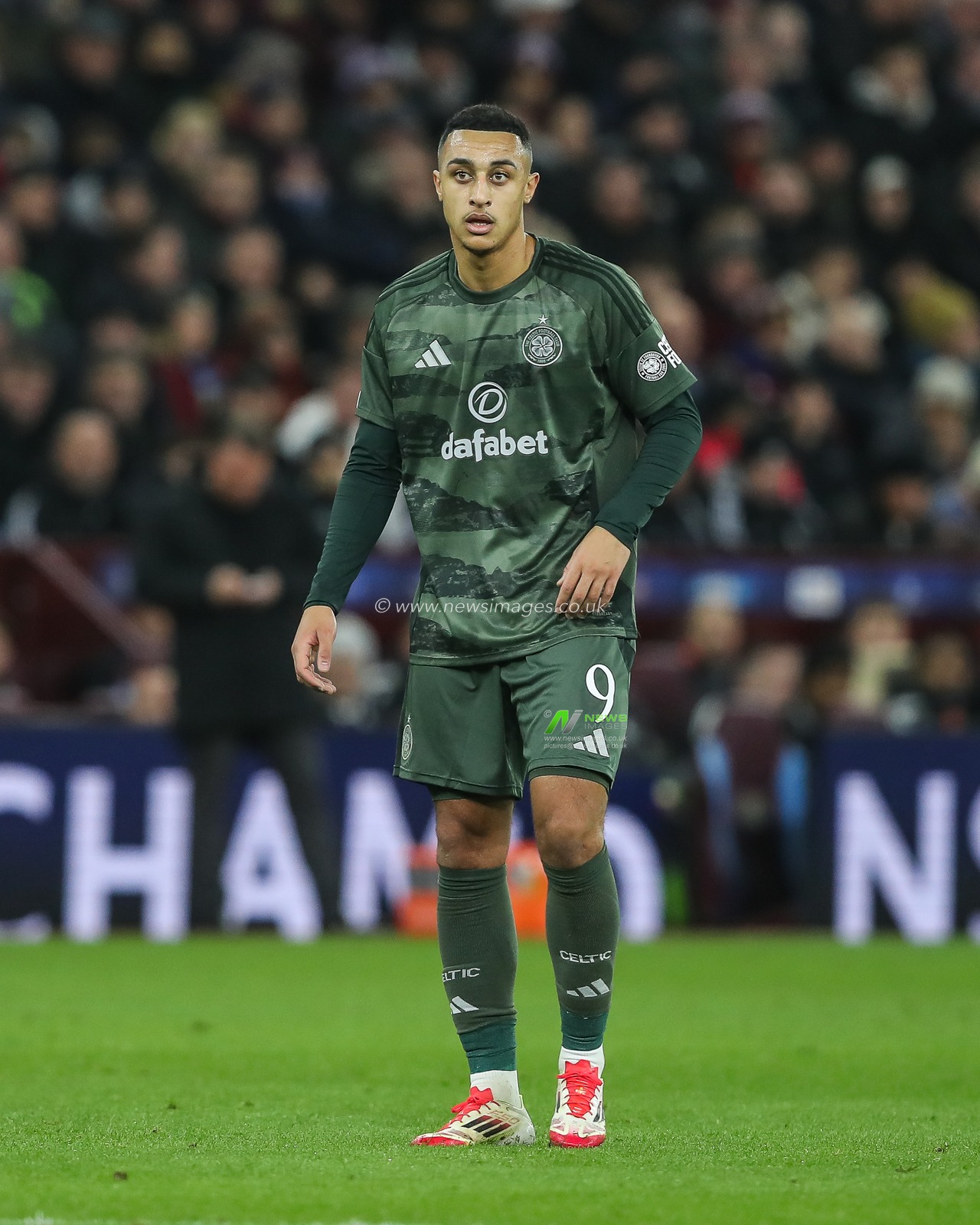 Adam Idah of Celtic during the UEFA Champions League Matchday 8 of 8 Aston Villa vs Celtic at Villa Park, Birmingham, United Kingdom, 29th January 2025

(Photo by Gareth Evans/News Images)