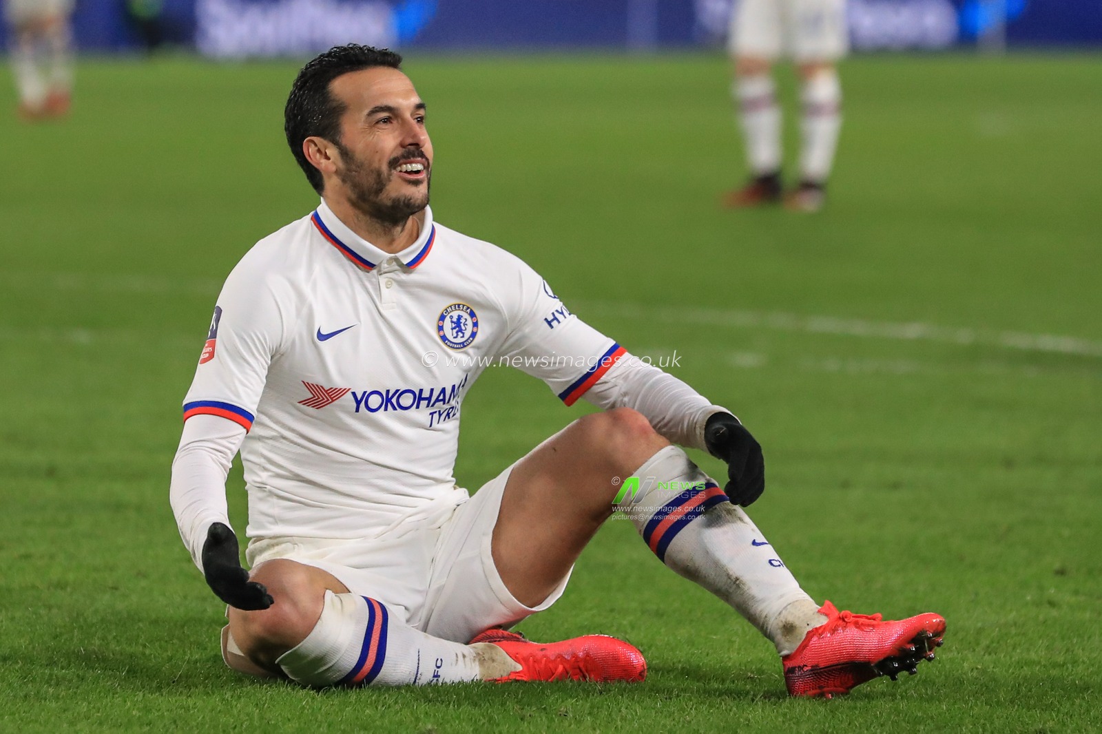 25th January 2020, KC Stadium, Kingston upon Hull, England; Emirates FA Cup, Hull City v Chelsea : Pedro (11) of Chelsea during the game