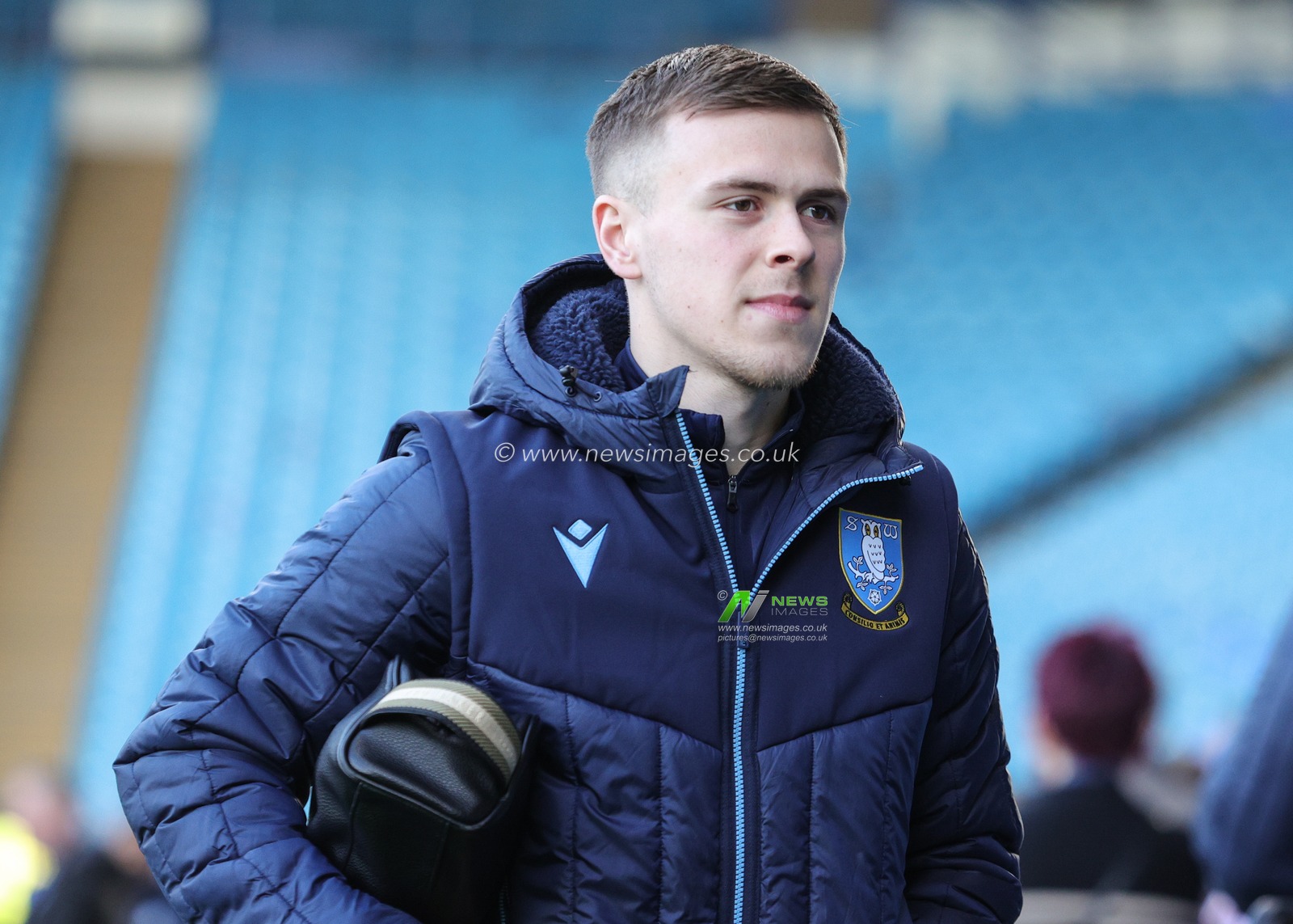 Jarvis Thornton of Sheffield Wednesday arrives ahead of  the Sky Bet Championship match Sheffield Wednesday vs Wrexham at Hillsborough, Sheffield, United Kingdom, 31st January 2026

(Photo by Richard Bierton/News Images)