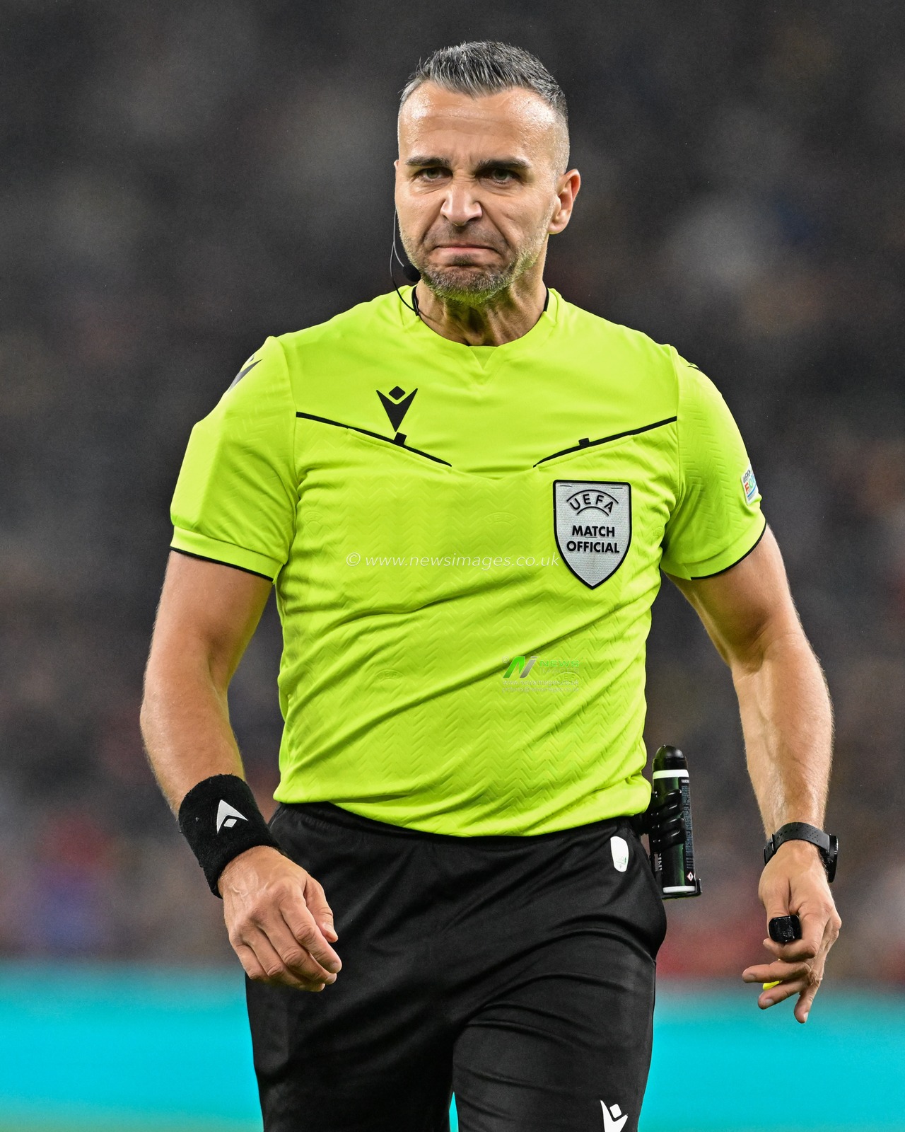 Referee Filip Glova during the UEFA Nations League - League B - Group 4 match Wales vs Montenegro at Cardiff City Stadium, Cardiff, United Kingdom, 14th October 2024

(Photo by Cody Froggatt/News Images)