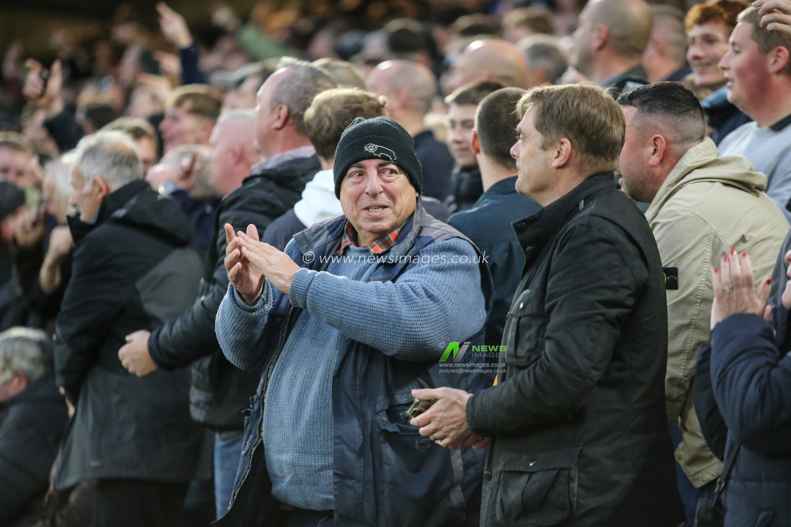 Derby County fans during the Sky Bet Championship match Sheffield United vs Derby County at Bramall Lane, Sheffield, United Kingdom, 1st November 2025

(Photo by Richard Bierton/News Images)

*** GER AUT SUI OUT ***