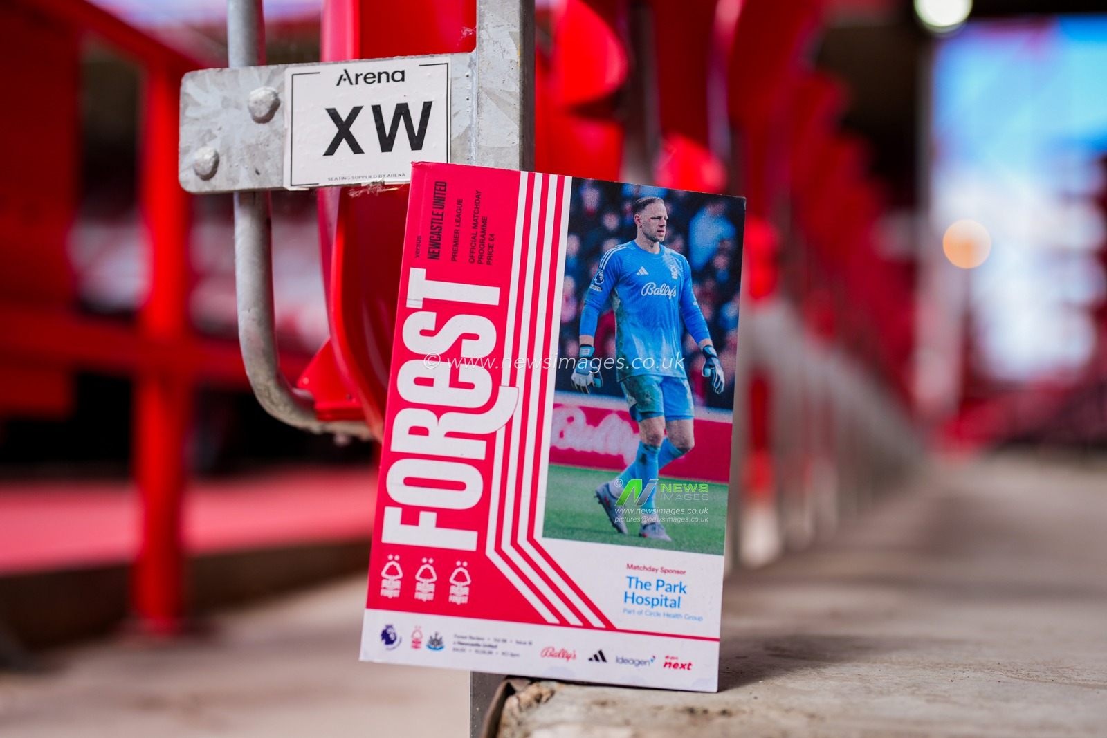 A general view of the Nottingham Forest goalkeeper Matz Sels in the match day program prior to kick offduring the Premier League match Nottingham Forest vs Newcastle Untied at City Ground, Nottingham, United Kingdom on 10 May 2026

(Photo by Maynard Manyowa/News Images)