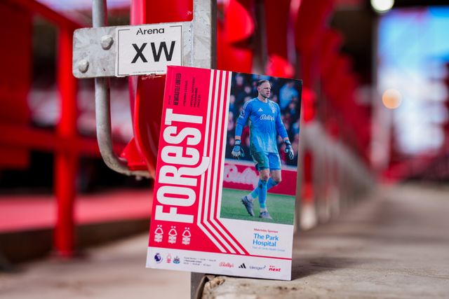 A general view of the Nottingham Forest goalkeeper Matz Sels in the match day program prior to kick offduring the Premier League match Nottingham Forest vs Newcastle Untied at City Ground, Nottingham, United Kingdom on 10 May 2026

(Photo by Maynard Manyowa/News Images)