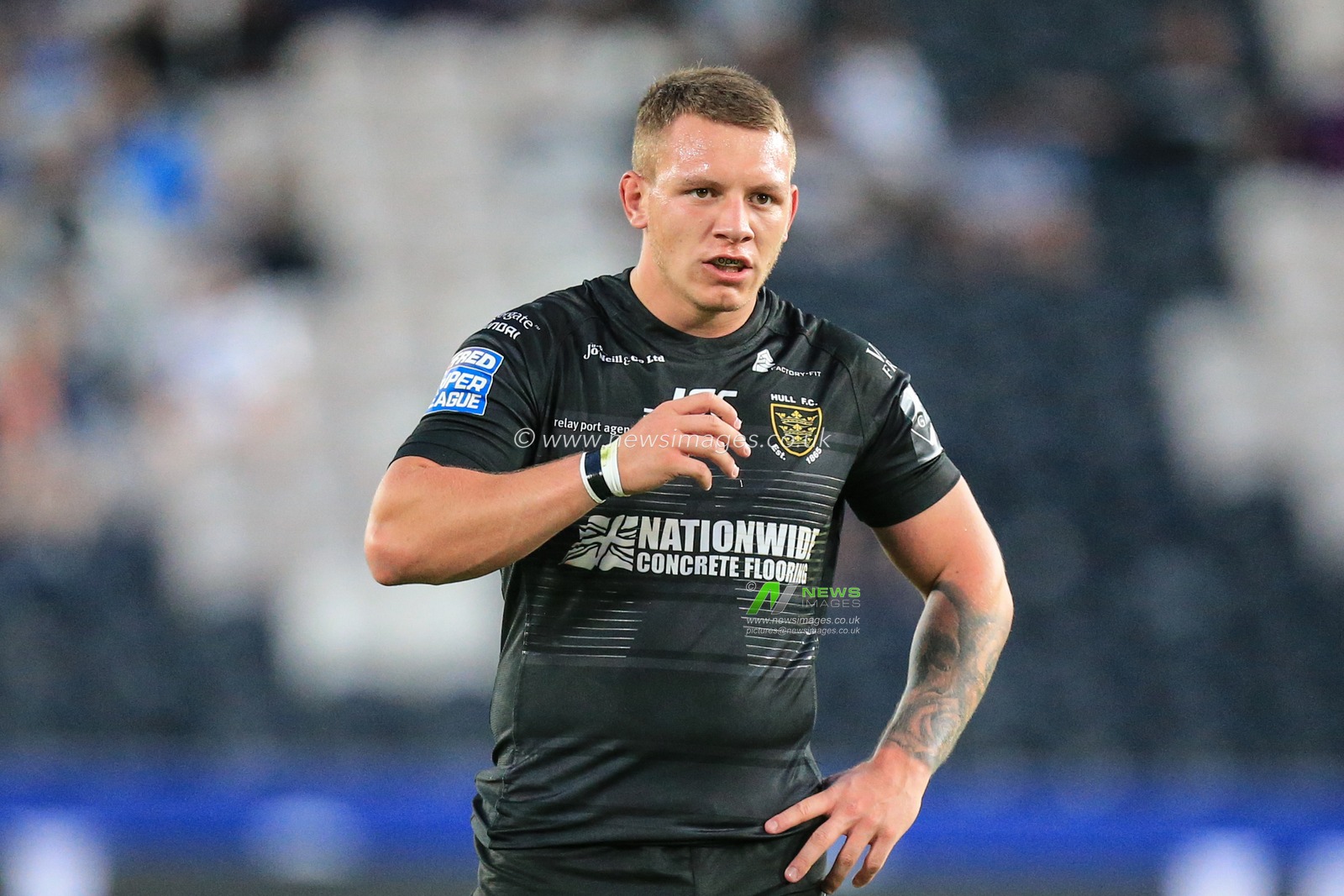 30th August 2019, KCOM Stadium, Hull, England; Betfred Super League, Round 27, Hull FC vs Huddersfield Giants ; Jordan Lane (22) of Hull FC 


Credit: David Greaves/News Images