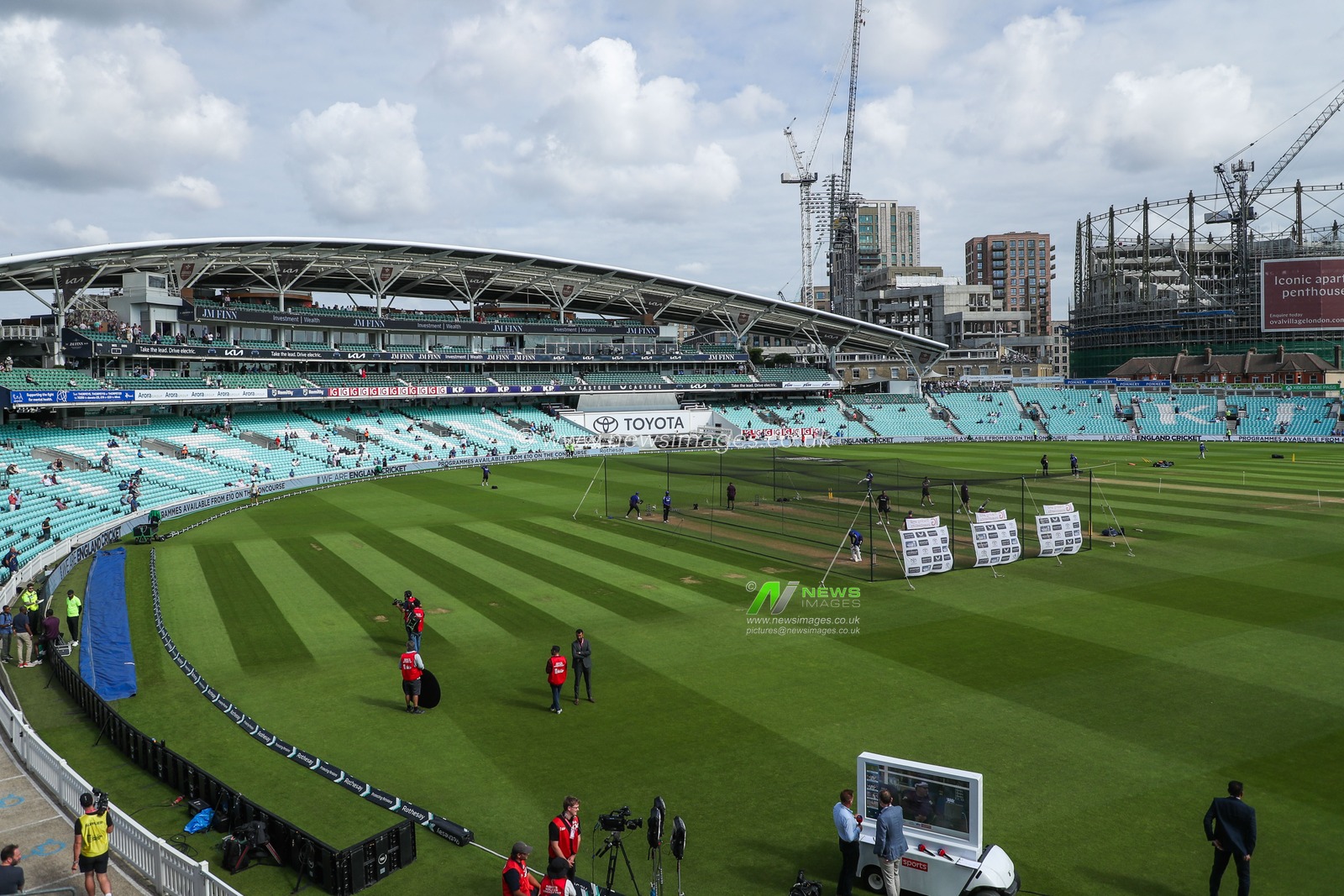 A general view of the The Kia Oval prior to 5th Rothesay Test Match Day 3 England vs India at The Kia Oval, London, United Kingdom, 2nd August 2025

(Photo by Izzy Poles/News Images)