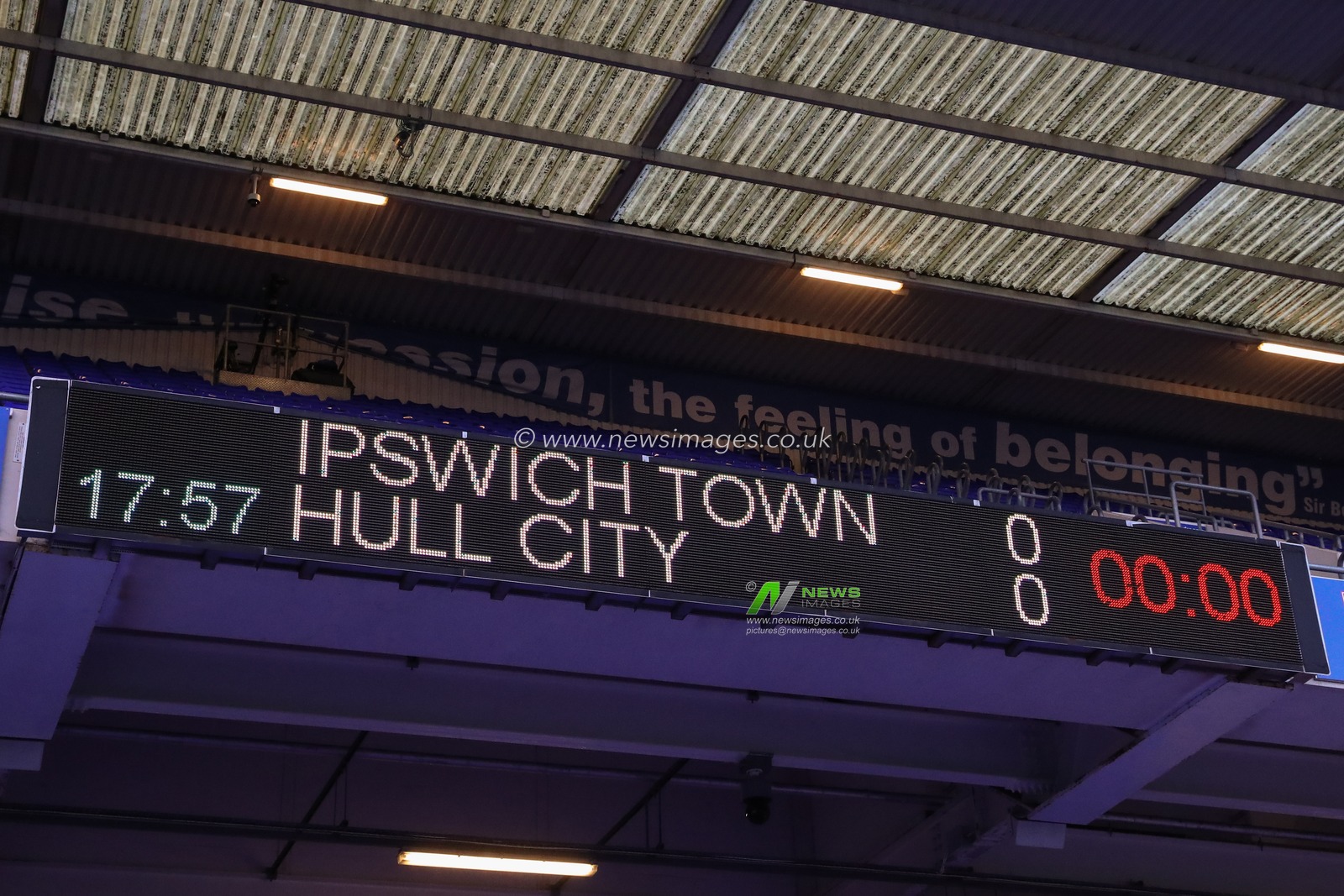 A general view inside of Portman Road, home of Ipswich Town ahead of the Sky Bet Championship match Ipswich Town vs Hull City at Portman Road, Ipswich, United Kingdom, 3rd October 2023

(Photo by Gareth Evans/News Images)