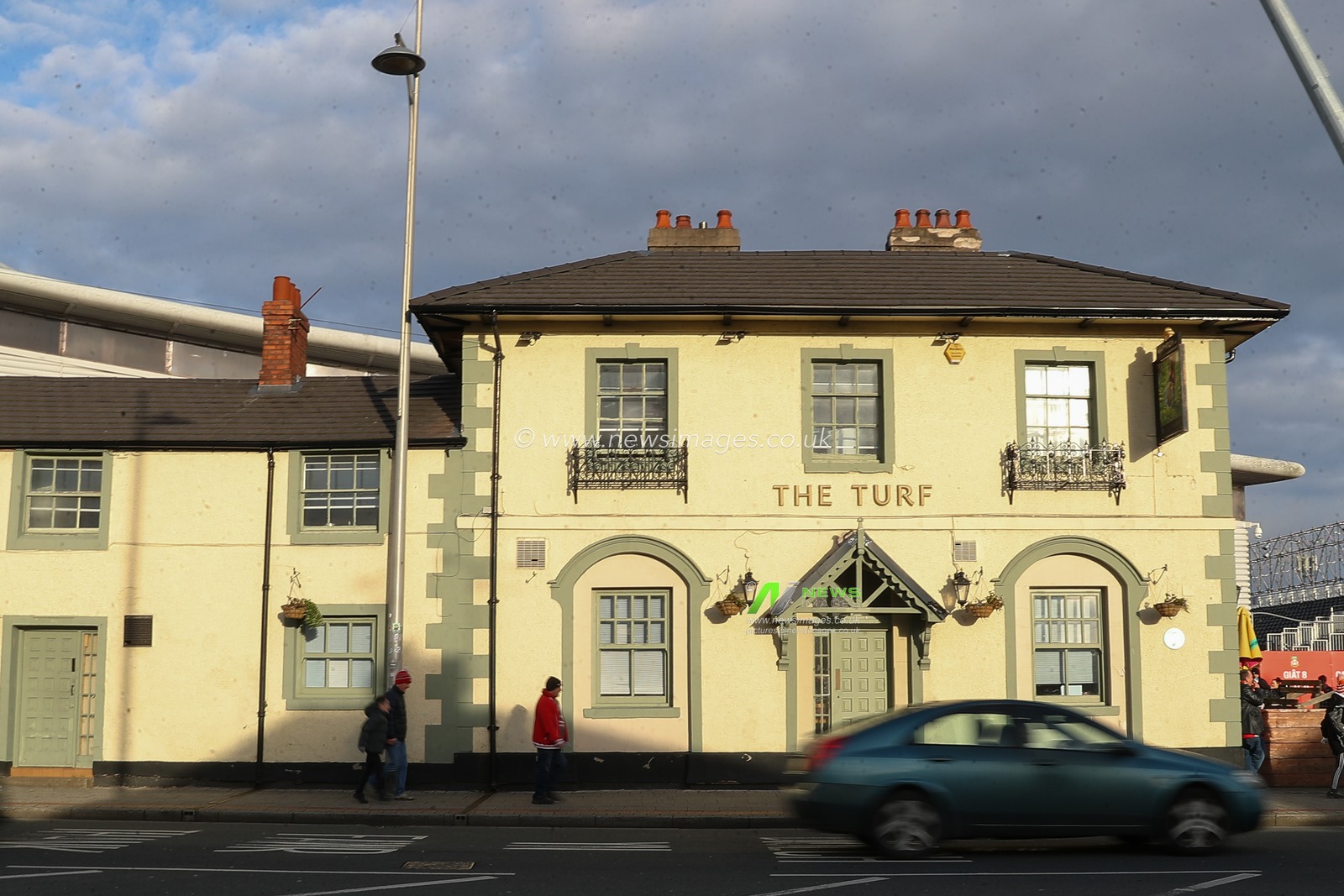 The Turf pub next to the SToK Cae Ras ahead of the Sky Bet League 2 match Wrexham vs Newport County at SToK Cae Ras, Wrexham, United Kingdom, 23rd December 2023

(Photo by Gareth Evans/News Images)