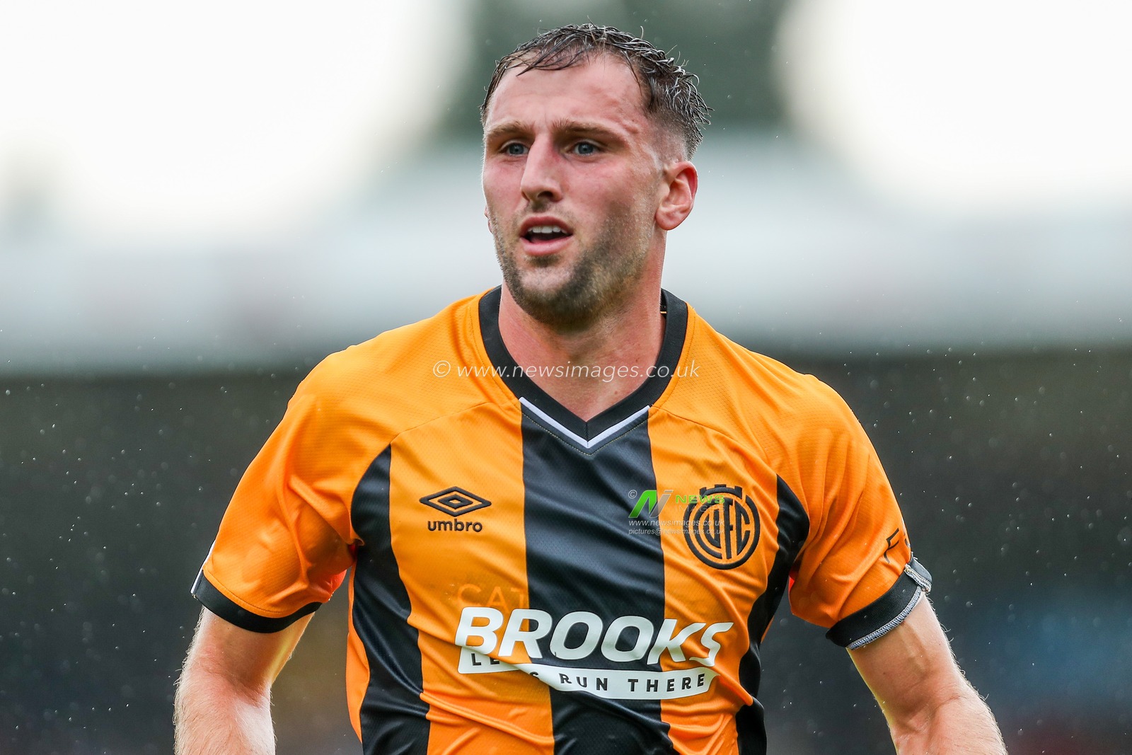 Ben Purrington of Cambridge United looks on during the Pre-season friendly match Cambridge United vs Charlton Athletic at Abbey Stadium, Cambridge, United Kingdom, 26th July 2025

(Photo by Izzy Poles/News Images)
