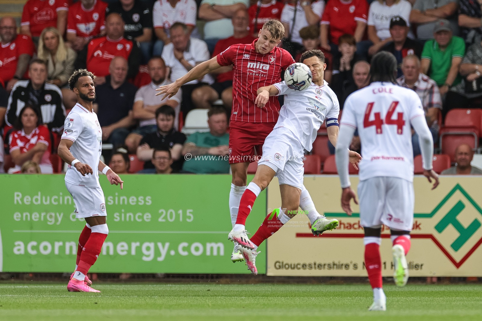 Jordan Williams #2 of Barnsley in action during the Sky Bet League 1 match Cheltenham Town vs Barnsley at The Jonny-Rocks Stadium, Cheltenham, United Kingdom, 2nd September 2023

(Photo by Mark Cosgrove/News Images)