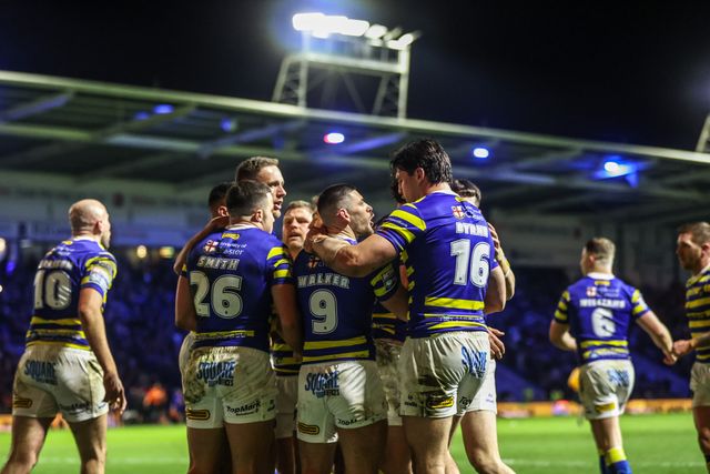 Toby King of Warrington Wolves goes over for a try during the Betfred Super League Round 1 match Warrington Wolves vs St Helens at The Halliwell Jones Stadium, Warrington, United Kingdom on 13 February 2026

(Photo by Alfie Cosgrove/News Images)