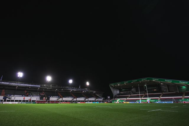 Mattioli Woods Welford Road Stadium ahead of the Gallagher Premiership match Leicester Tigers vs Gloucester Rugby at Mattioli Woods Welford Road Stadium, Leicester, United Kingdom, 19th December 2025

(Photo by Craig Evans/News Images)

*** GER AUT SUI OUT ***