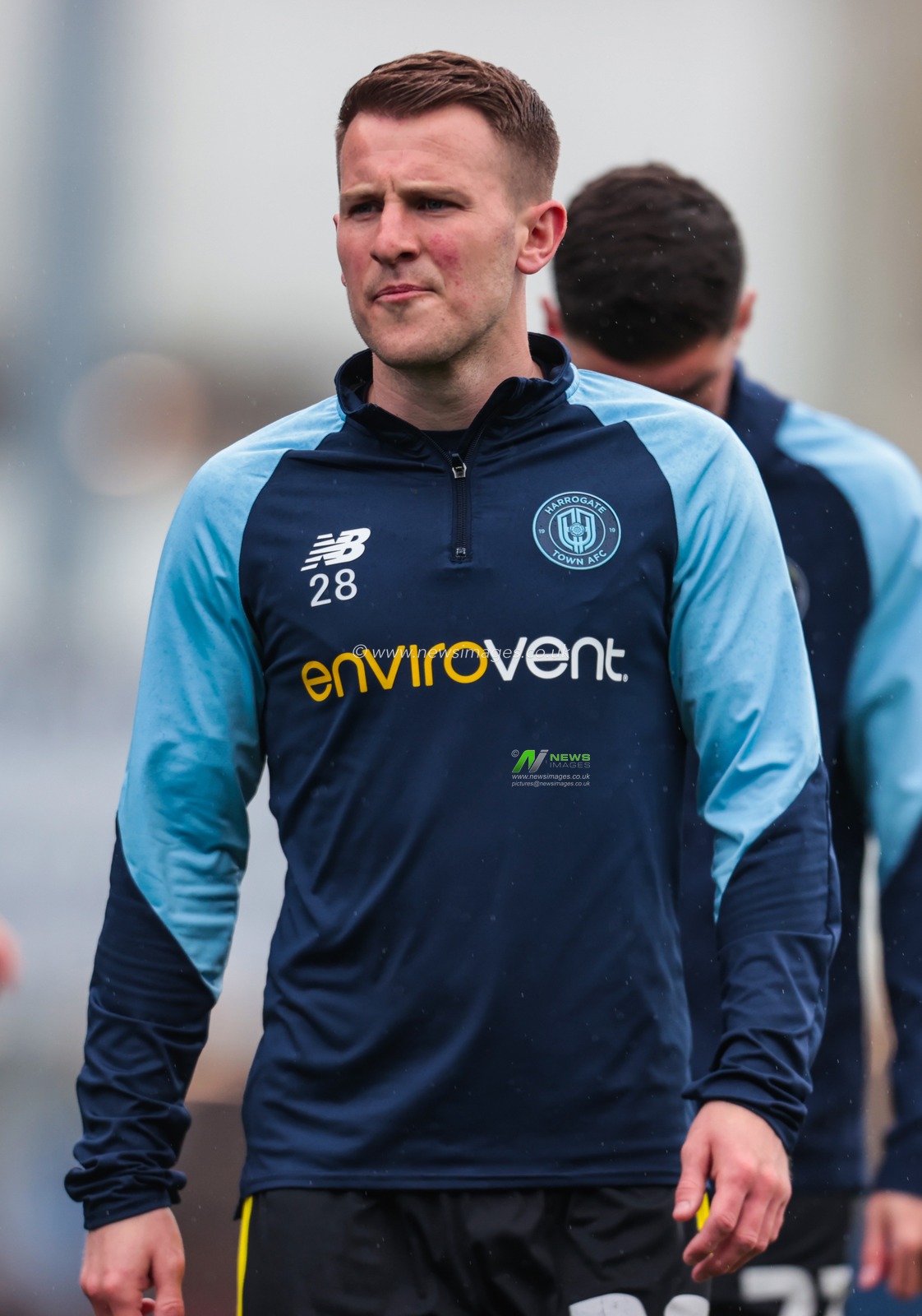 Bryn Morris of Harrogate Town in the pregame warmup session prior to the Sky Bet League 2 match Chesterfield vs Harrogate Town at SMH Group Stadiumact Stadium, Chesterfield, United Kingdom, 22nd March 2025

(Photo by Richard Bierton/News Images)