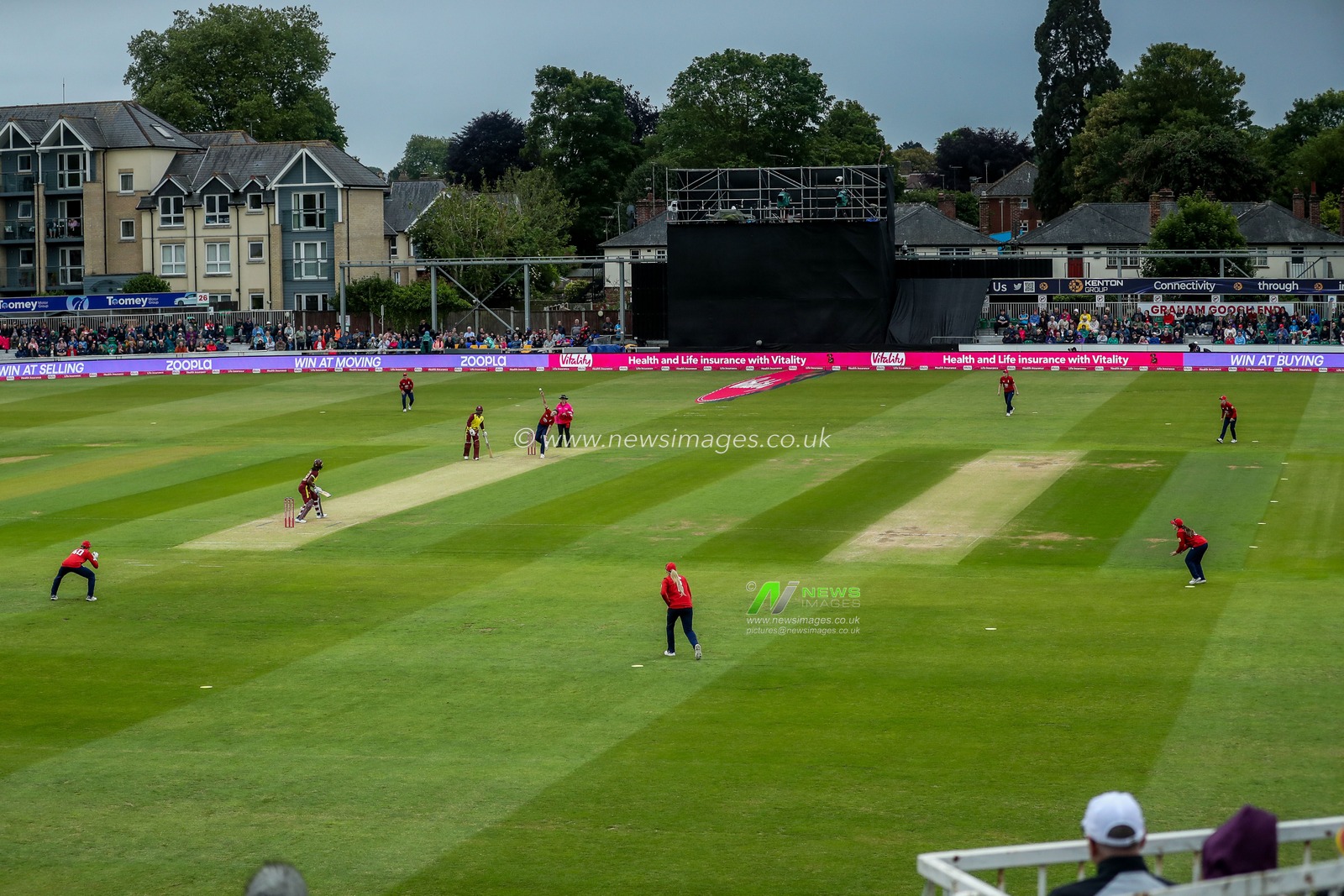 A general view of the 3rd Vitality IT20 Series match England Women vs West Indies Women at The Cloud County Ground, Chelmsford, United Kingdom, 26th May 2025

(Photo by Izzy Poles/News Images)