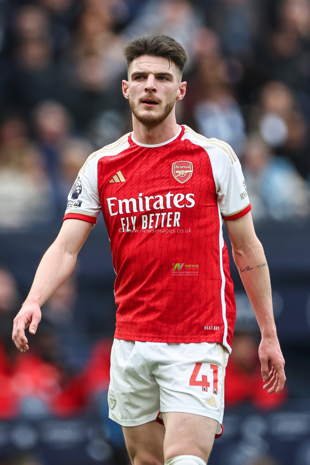 Declan Rice of Arsenal during the Premier League match Manchester City vs Arsenal at Etihad Stadium, Manchester, United Kingdom, 31st March 2024

(Photo by Mark Cosgrove/News Images)