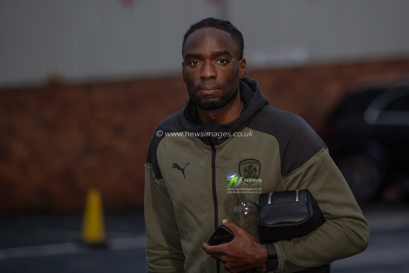 Devante Cole #44 of Barnsley arrives during the Sky Bet League 1 match Barnsley vs Shrewsbury Town at Oakwell, Barnsley, United Kingdom, 24th October 2023

(Photo by Alfie Cosgrove/News Images)
