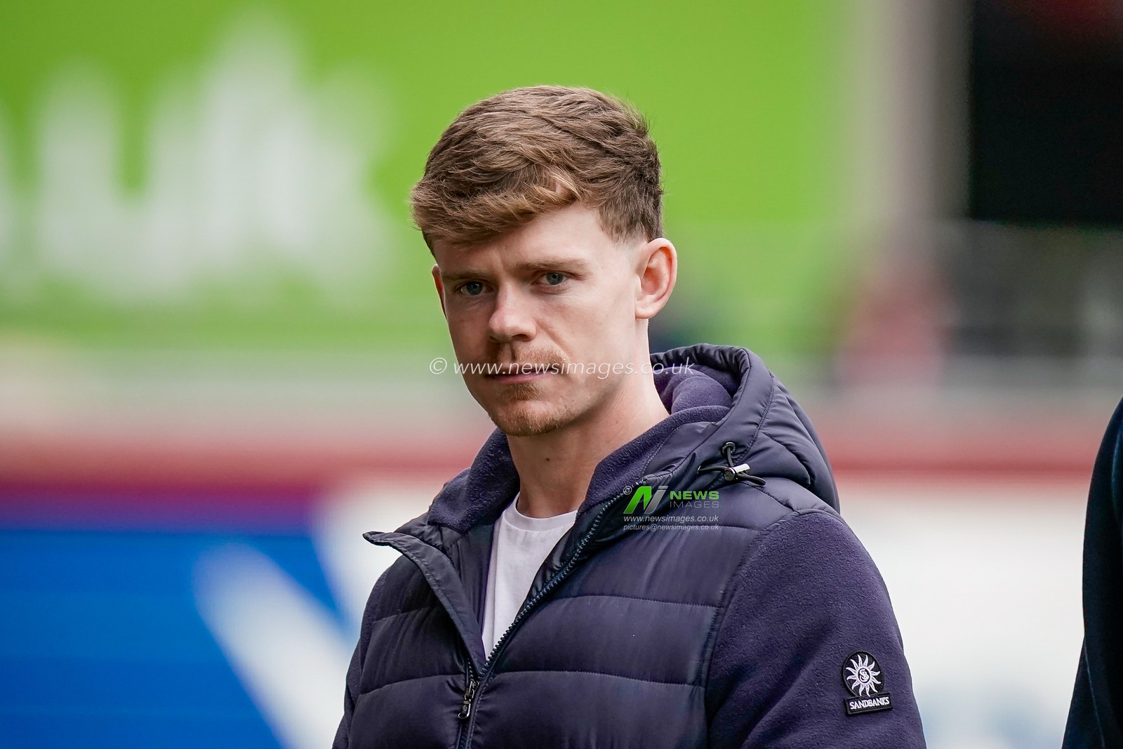 Keane Lewis-Potter of Brentford inspects the pitch prior to kick off during the Premier League match Brentford vs Brighton & Hove Albion at GTECH Community Stadium, London, United Kingdom on 21 February 2026

(Photo by Maynard Manyowa/News Images)
