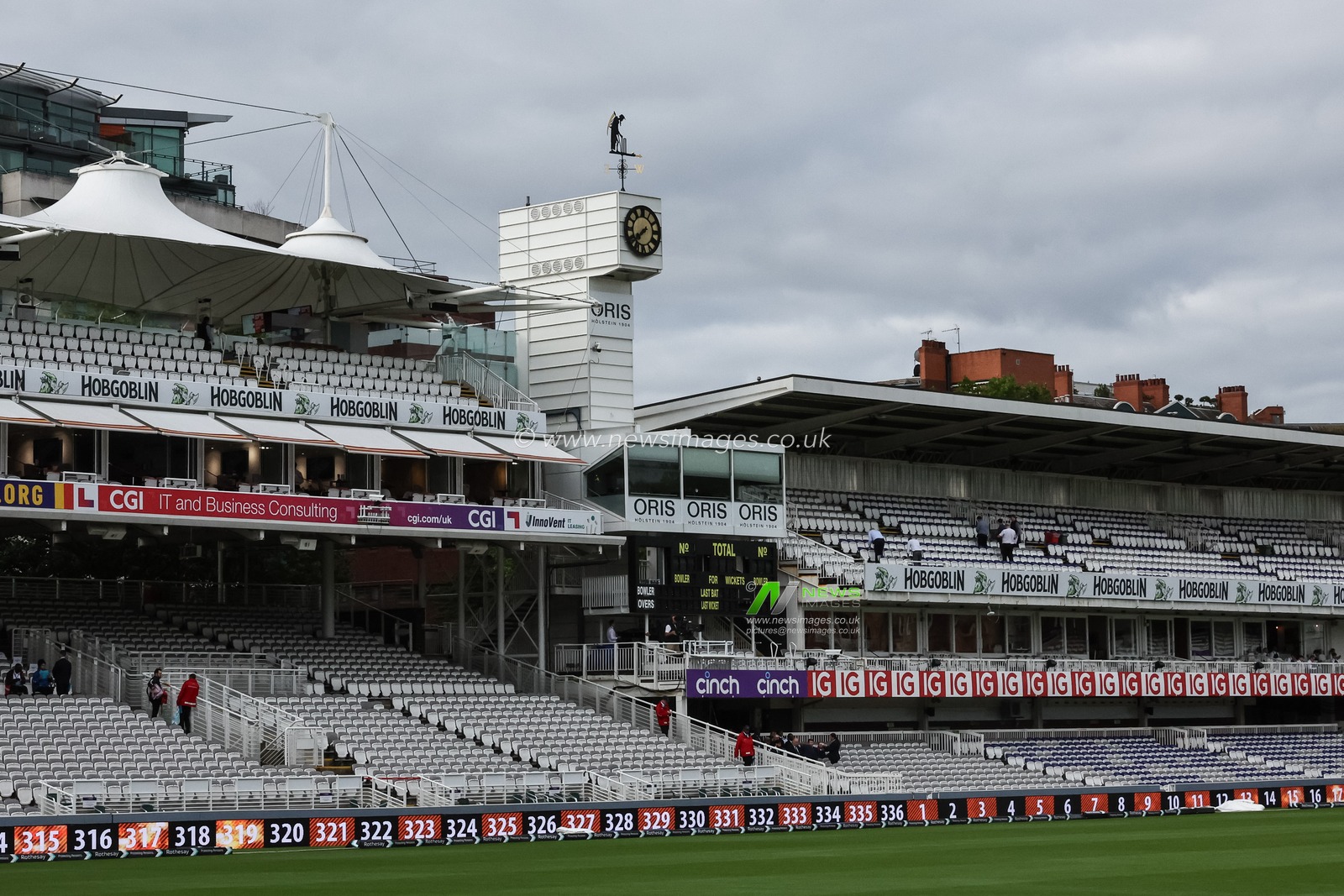 The clock tower and weather vane during the 1st Rothesay Test Match day 1 England v West Indies at Lords, London, United Kingdom, 10th July 2024

(Photo by Mark Cosgrove/News Images)