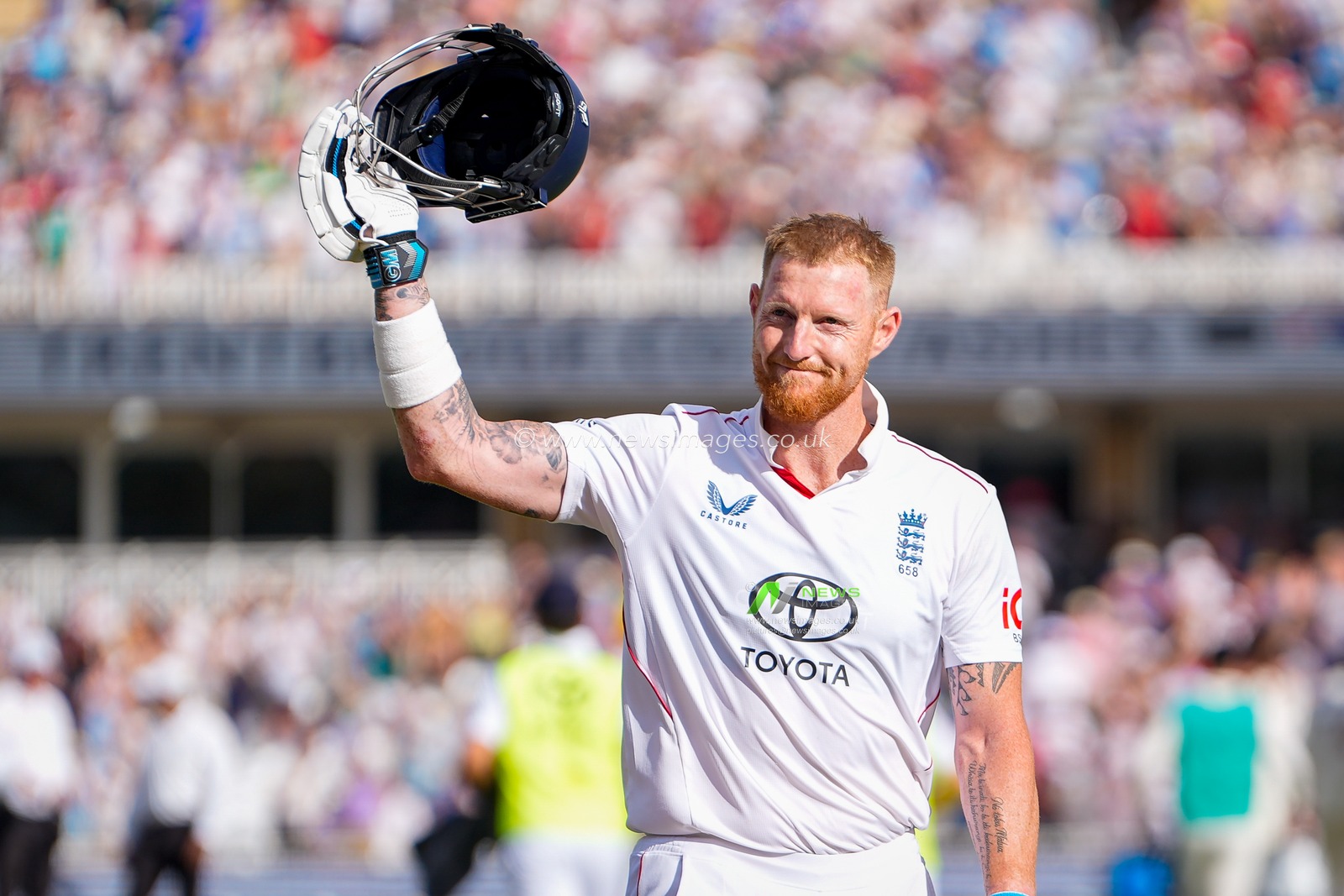 England captain Ben Stokes walks off after being dismissed for 30 in his last innings as an England player having announced his retirement during the 3rd Rothesay Test Match Day 4 match England vs New Zealand at Trent Bridge, Nottingham, United Kingdom on 28 June 2026

(Photo by Maynard Manyowa/News Images)