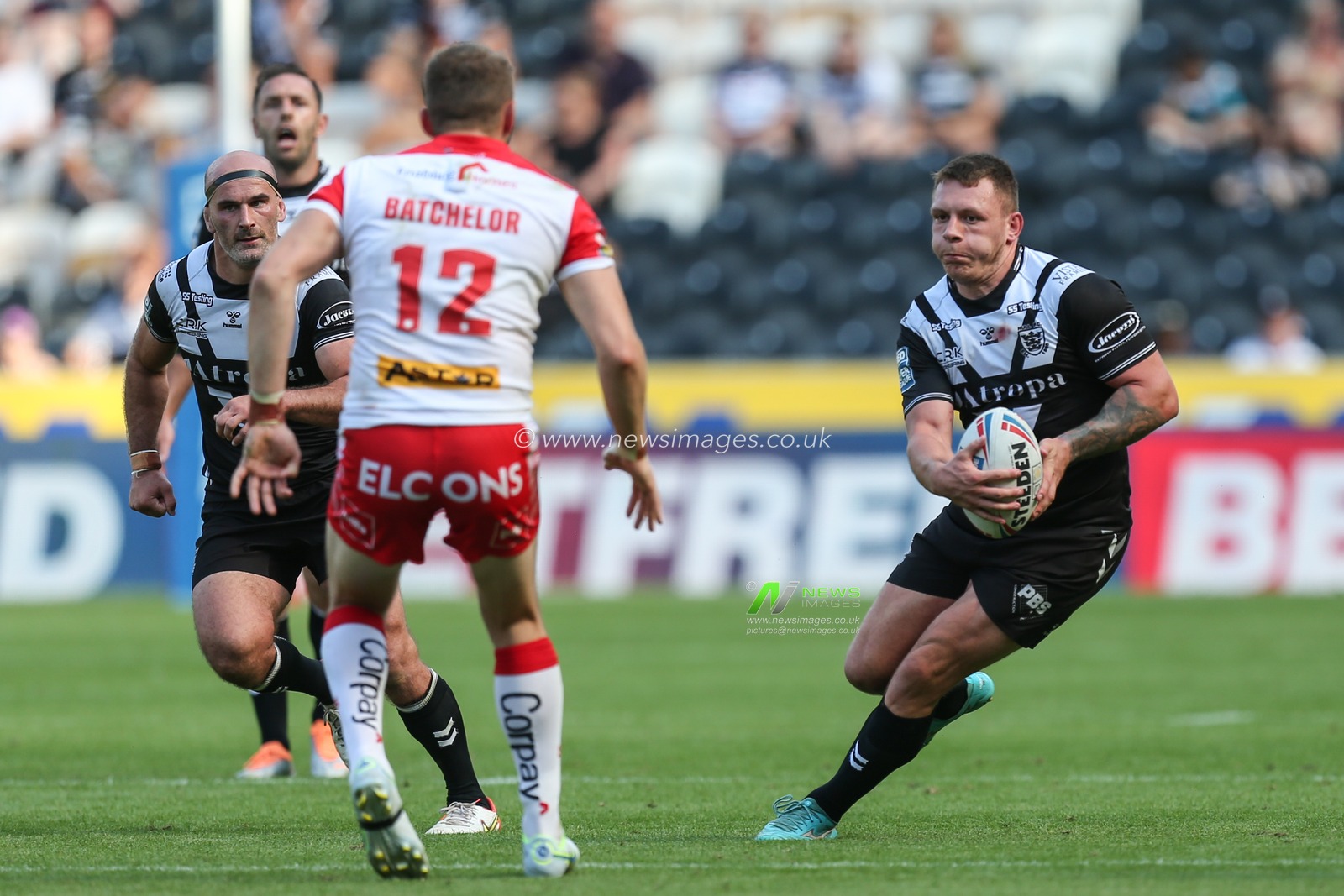 Jordan Lane #13 of Hull FC in action during the game