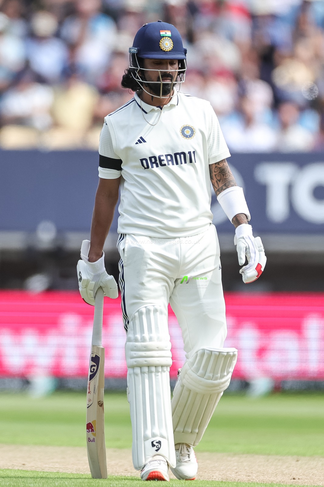 KL Rahul of India during the 2nd Rothesay Test Match Day 1 England vs India at Edgbaston, Birmingham, United Kingdom, 2nd July 2025

(Photo by Mark Cosgrove/News Images)