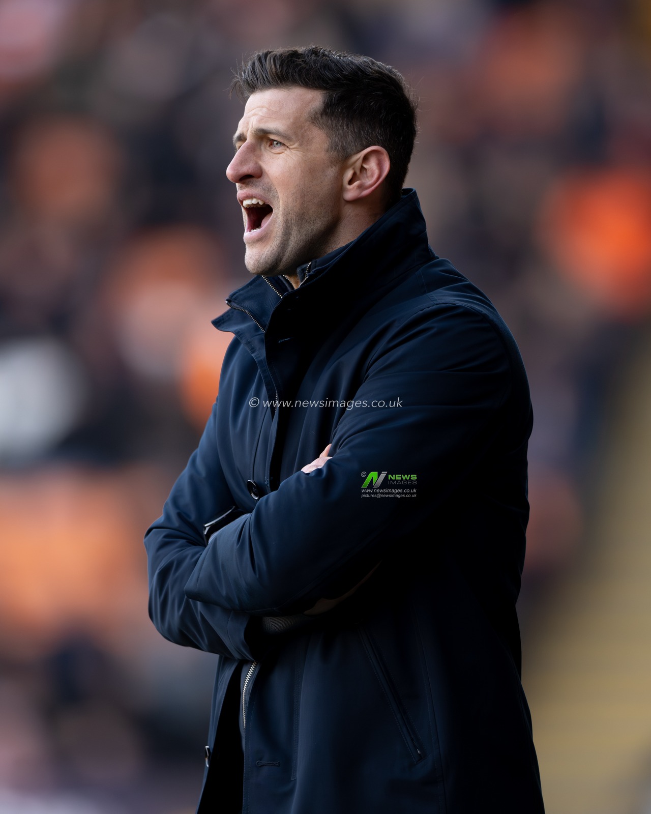 Callum Lang Manager of Portsmouth during the Sky Bet League 1 match Blackpool vs Portsmouth at Bloomfield Road, Blackpool, United Kingdom, 9th March 2024

(Photo by Ashley Crowden/News Images)