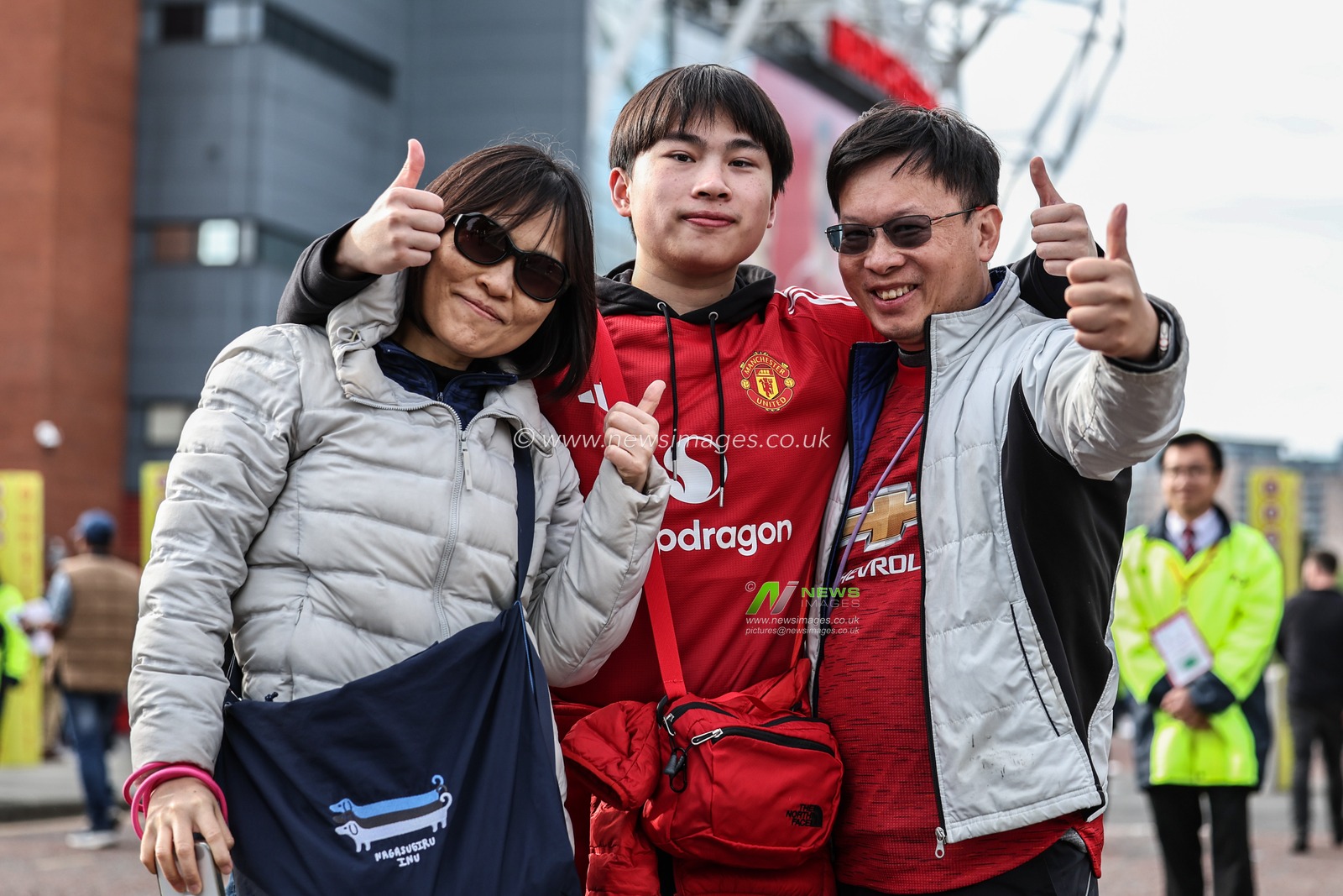 Fans arrive during the UEFA Europa League Semi-final match Manchester United vs Athletic Bilbao at Old Trafford, Manchester, United Kingdom, 8th May 2025

(Photo by Mark Cosgrove/News Images)