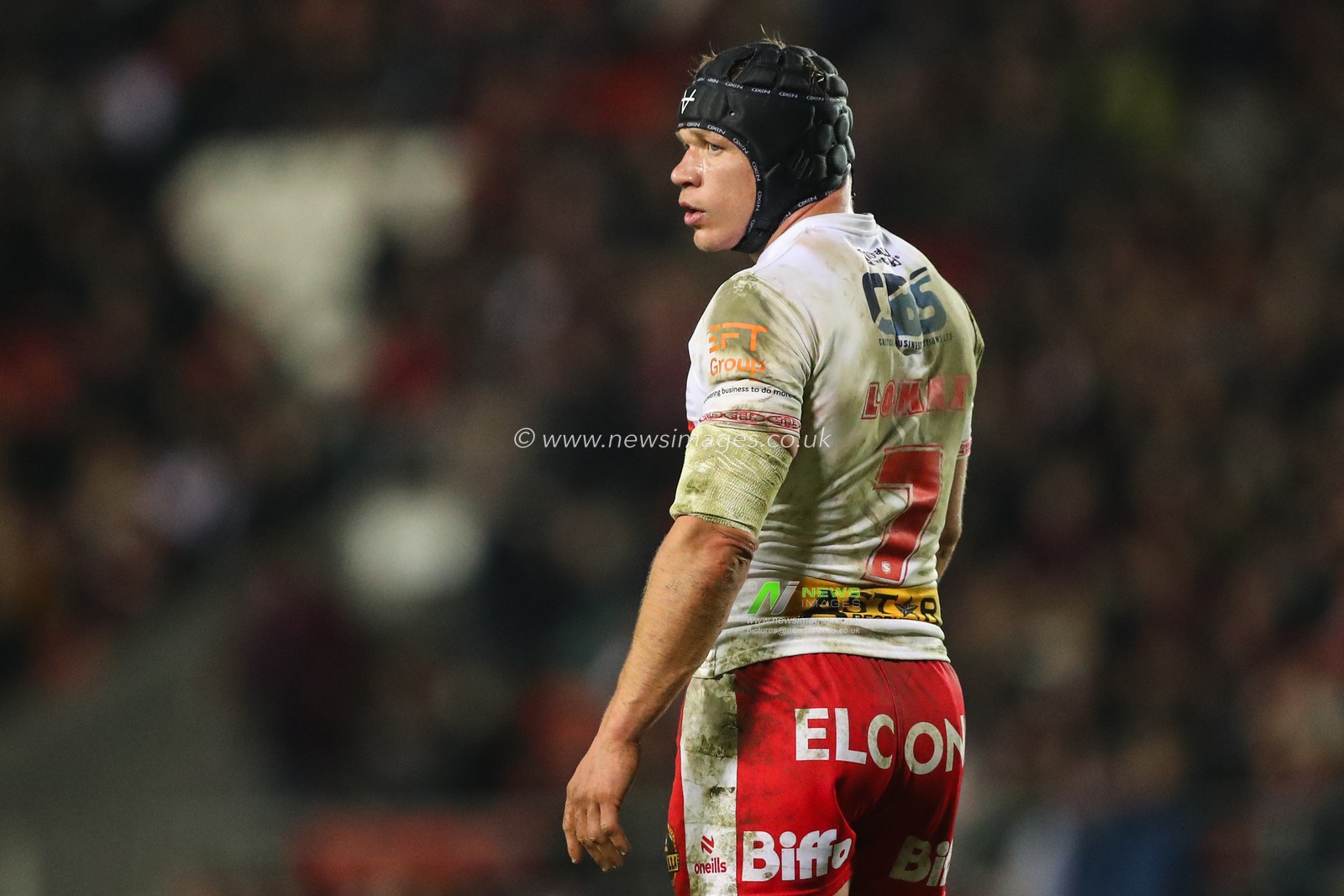 Jonny Lomax of St. Helens during the Betfred Super League Round 4 match St Helens vs Hull KR at Totally Wicked Stadium, St Helens, United Kingdom, 7th March 2025

(Photo by Gareth Evans/News Images)