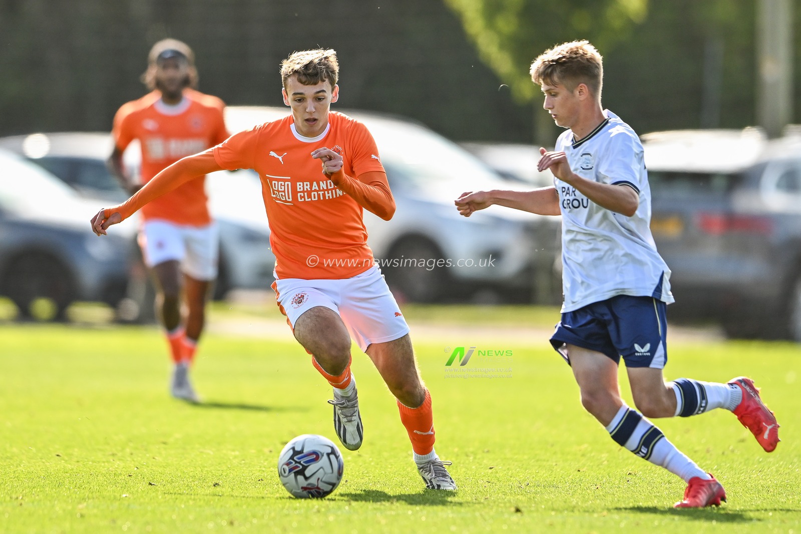 during the Central League match Preston North End vs Blackpool at Springfield Training Ground, Preston, United Kingdom, 26th September 2023

(Photo by Craig Thomas/News Images)