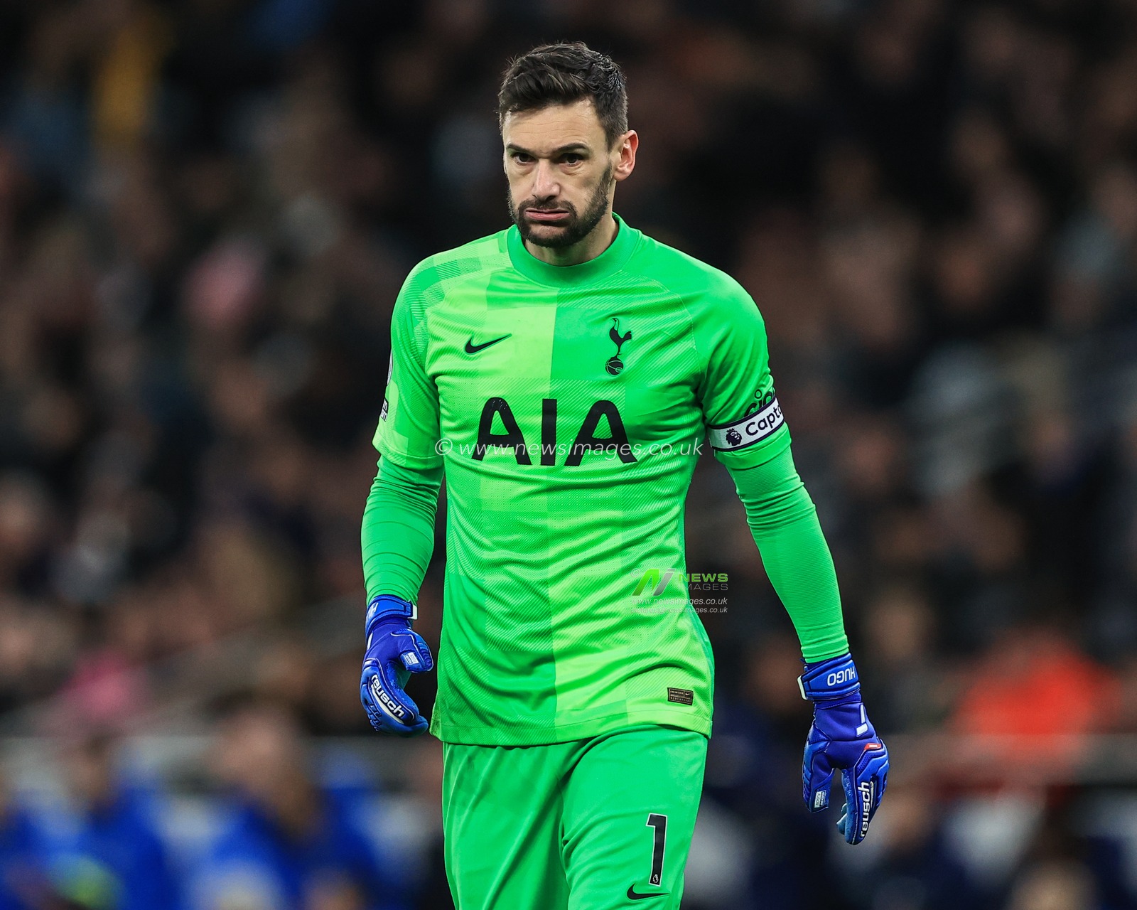 Hugo Lloris #1 of Tottenham Hotspur during the game