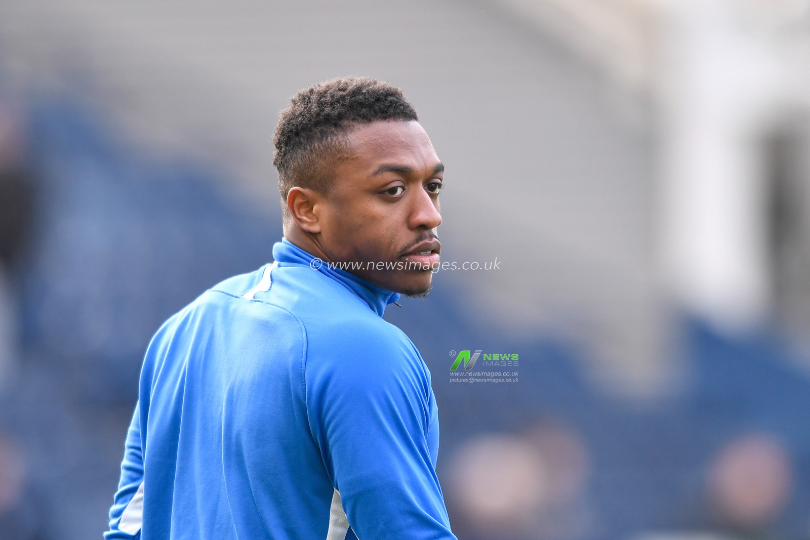 7th March 2020, Deepdale, Preston, England; Sky Bet Championship, Preston North End v Queens Park Rangers : Darnell Fisher (2) of Preston North End warming up