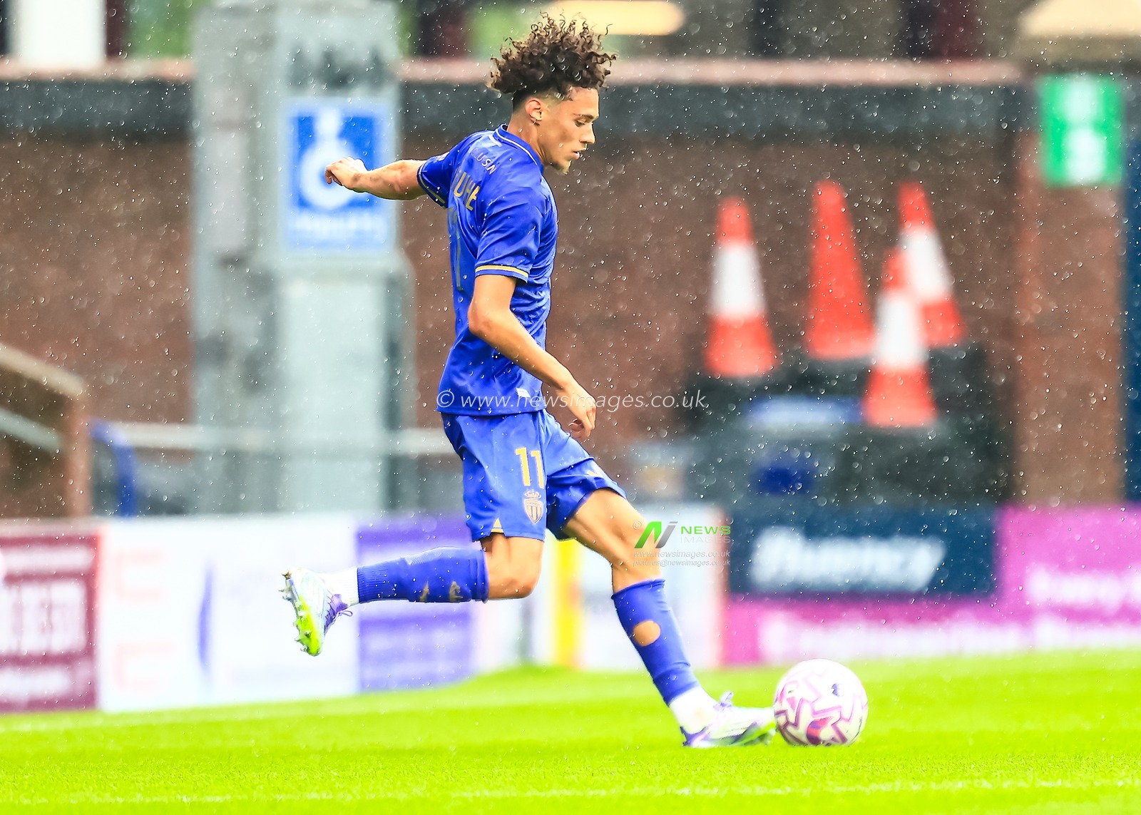Maghnes Akliouche of Monaco in action during the Pre-season friendly match Nottingham Forest vs Monaco at SMH Group Stadiumact Stadium, Chesterfield, United Kingdom, 19th July 2025

(Photo by Richard Bierton/News Images)